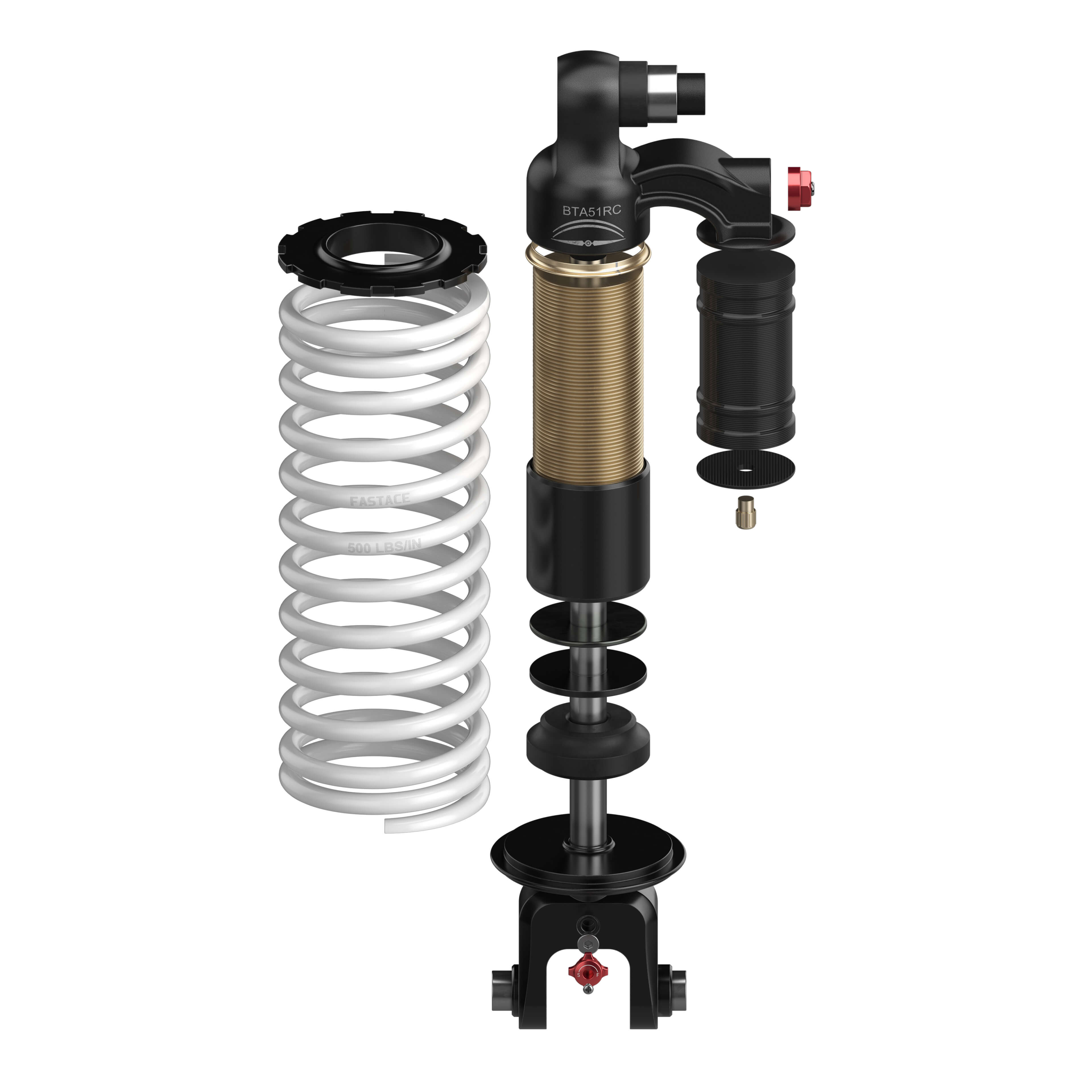 Bike Rear Suspension 3D Model by RensiCG