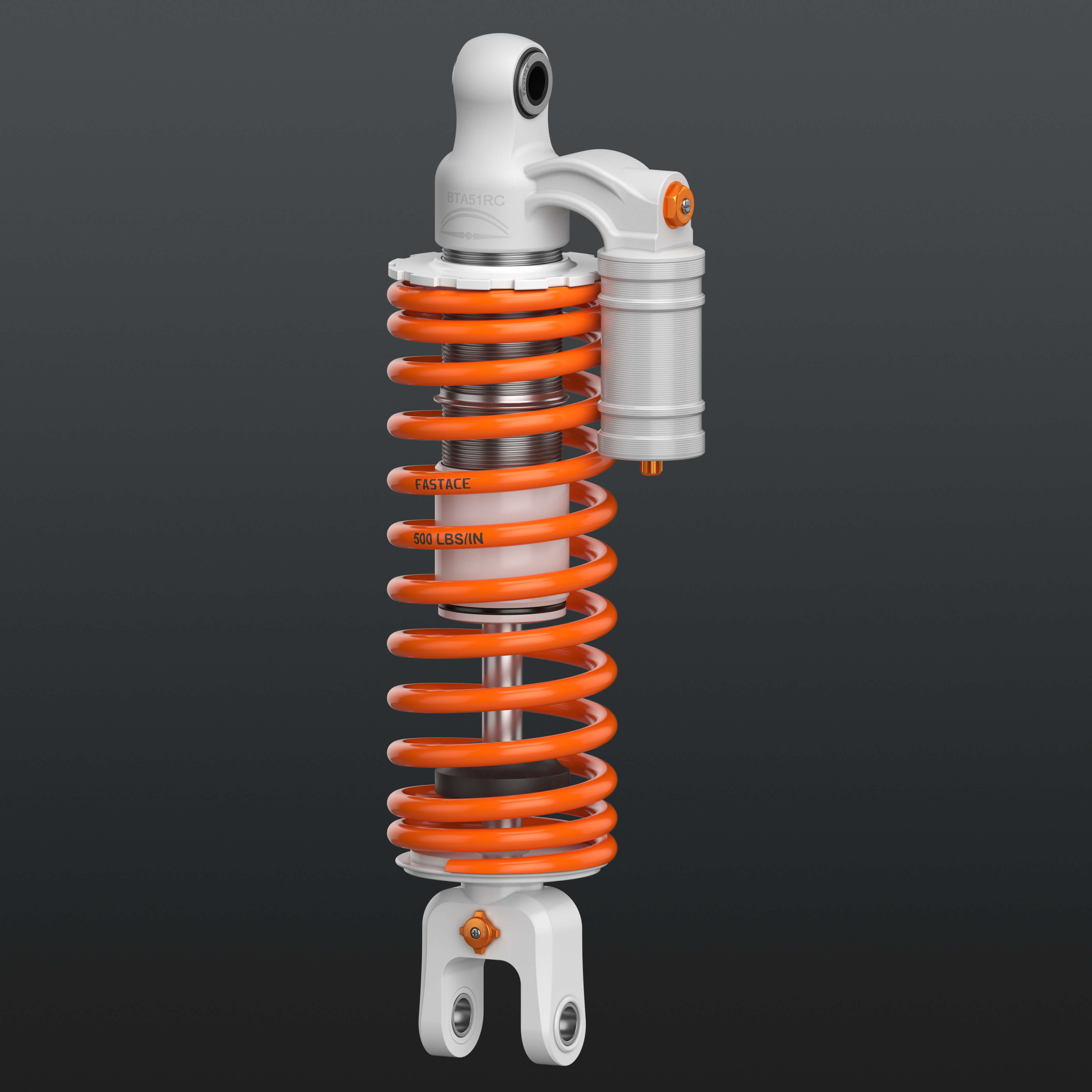 Bike Rear Suspension 3D Model by RensiCG