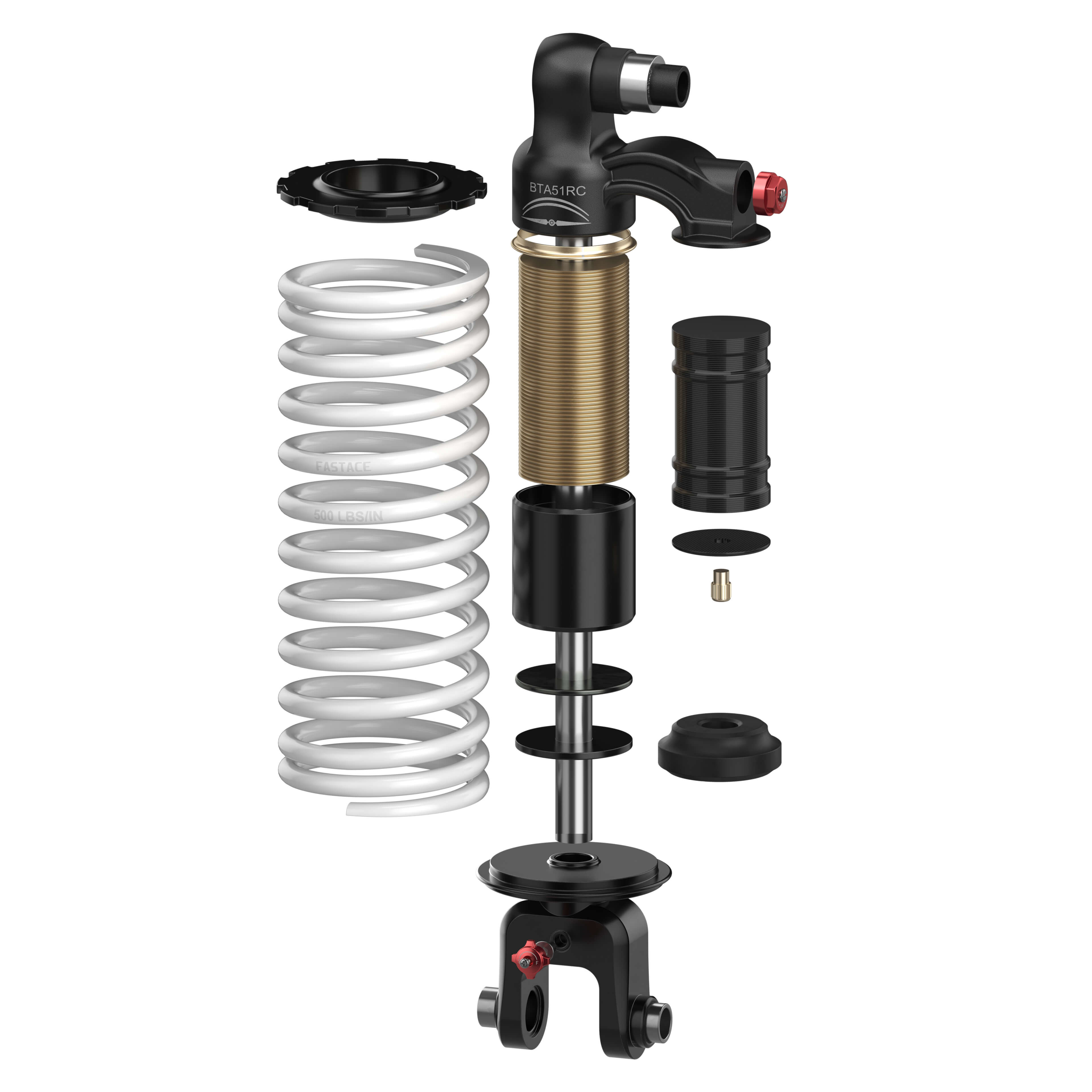 Bike Rear Suspension 3D Model by RensiCG