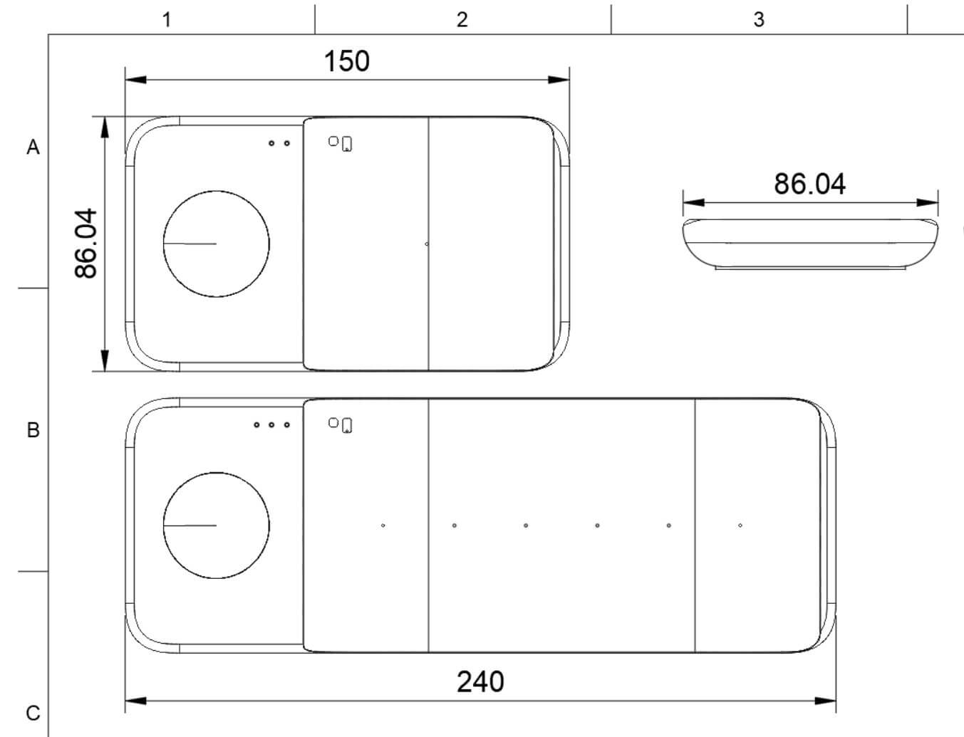 Charger Samsung EP-P4300 and EP-P6300 3D Model by RensiCG
