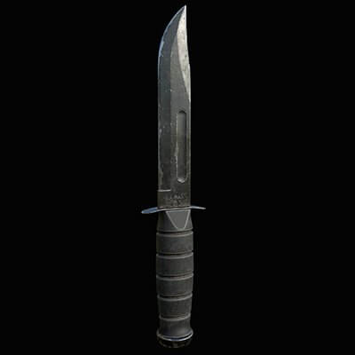 Combat Knife Game Asset