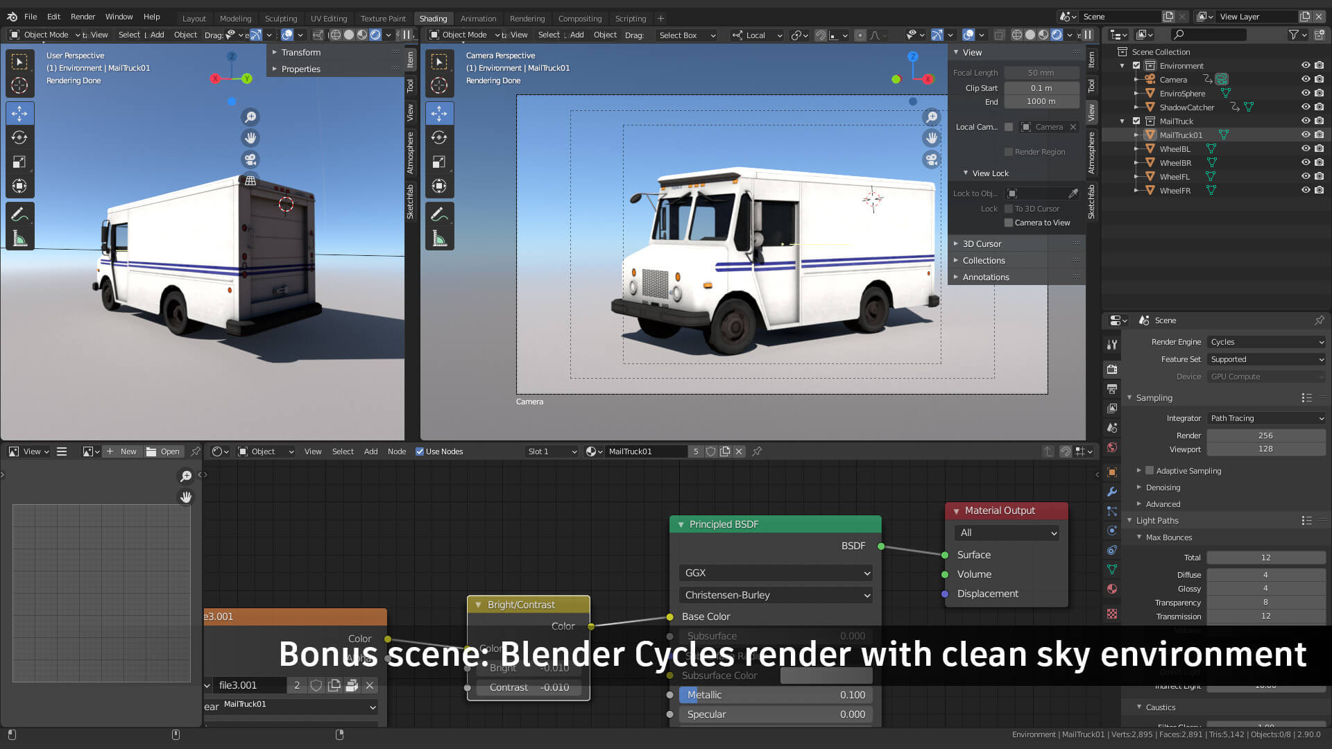 Mail Truck 3D Model by Rescue3DAssets
