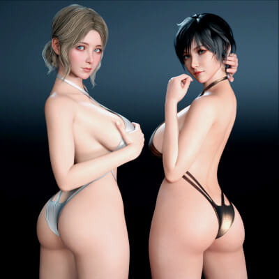 RS3D From Behind Pose Pack Ver. 02 for G8F