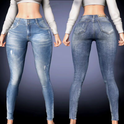 RS3D Jeans for G8F