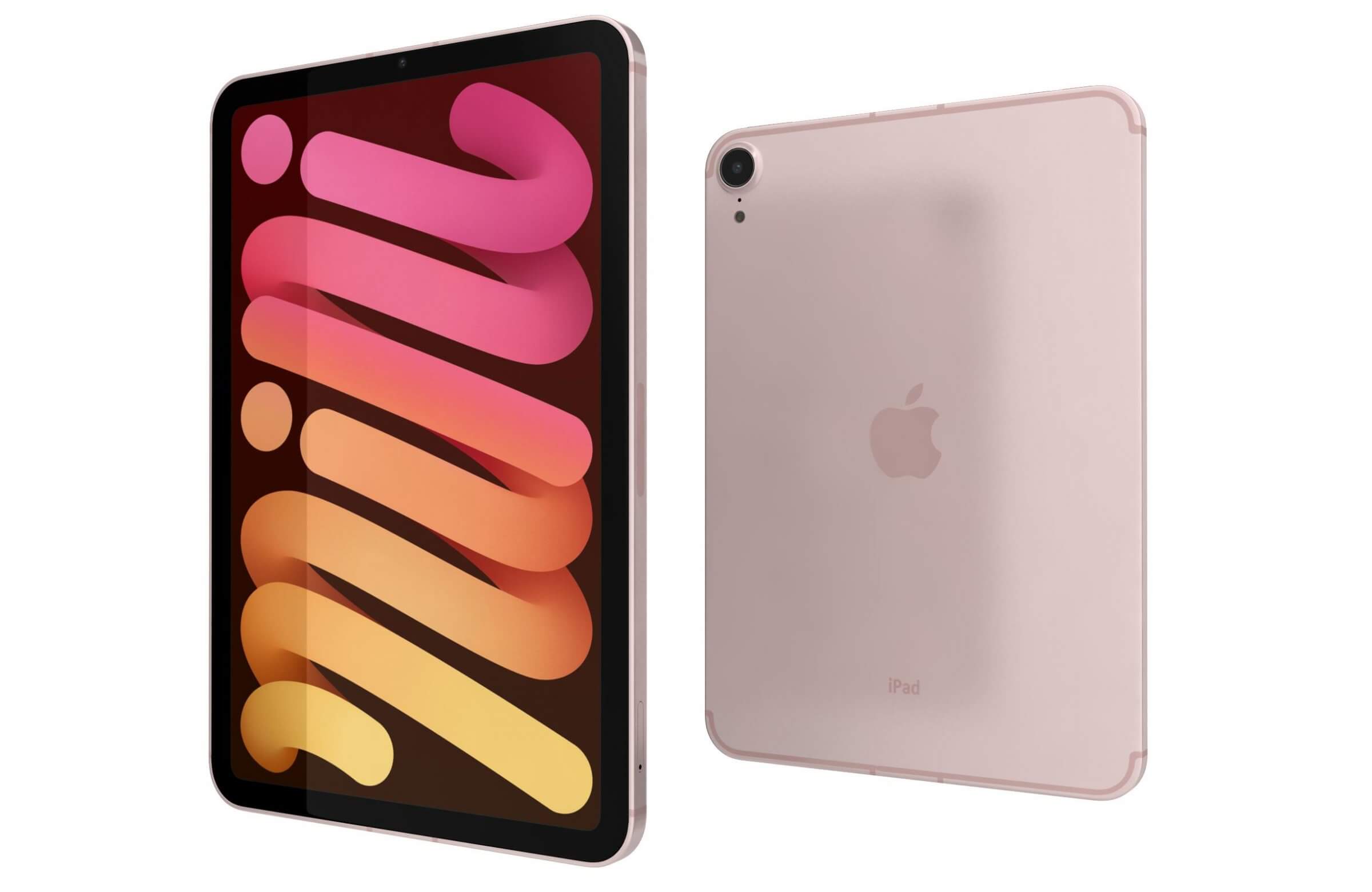 Apple iPad 10 2 2021 9th Gen Pink 3D Model by Rever_Art