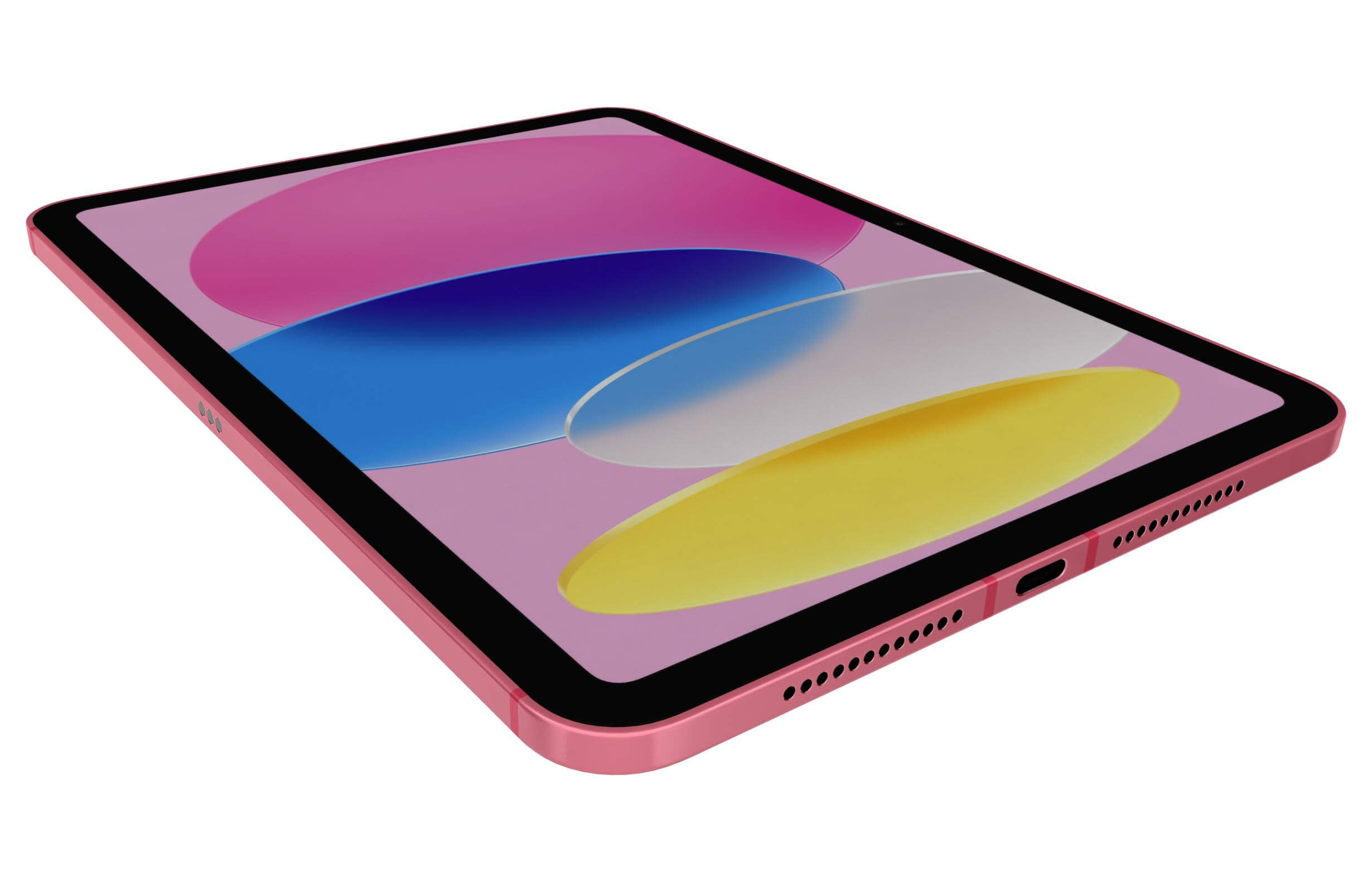 Apple IPad 2022 10th Gen WiFi Cellular Pink 3D Model By Rever Art
