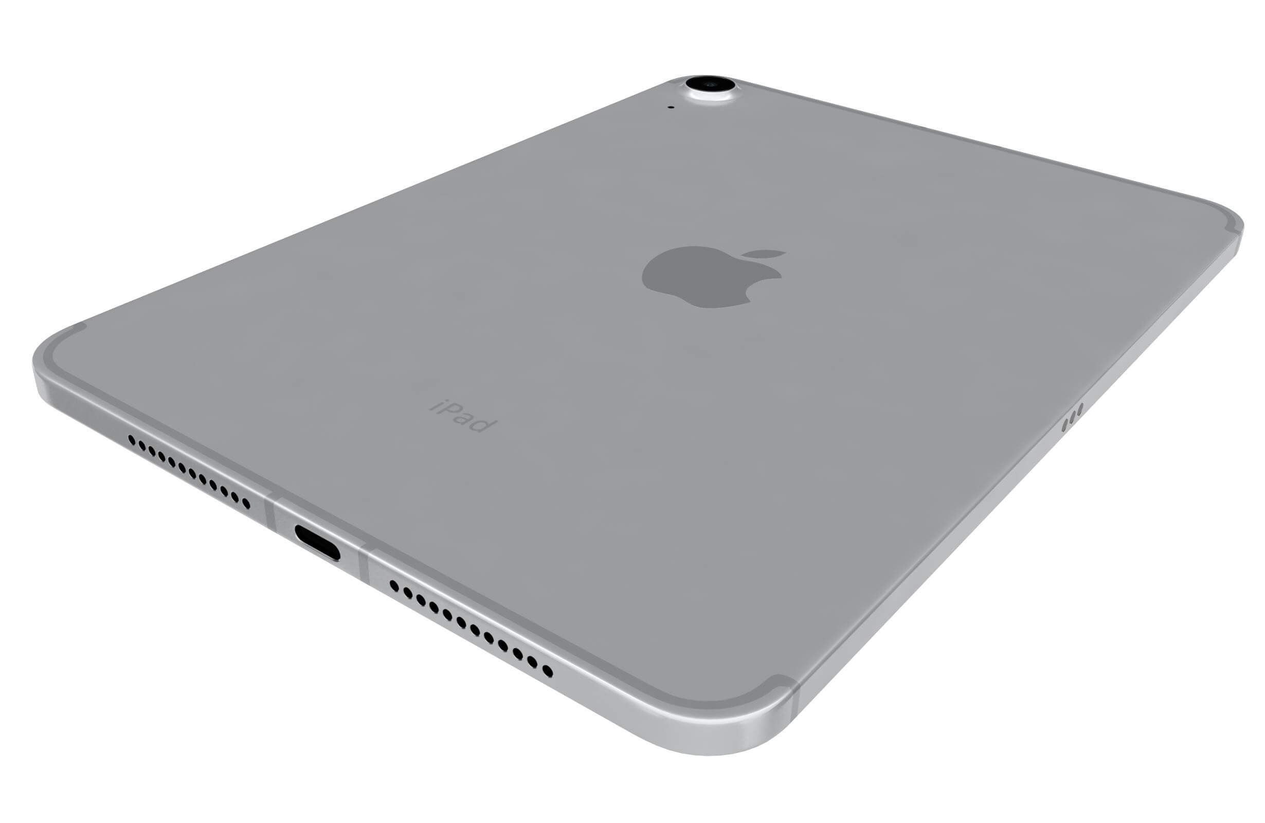 Apple IPad 2022 10th Gen WiFi-Cellular Silver 3D Model by Rever_Art