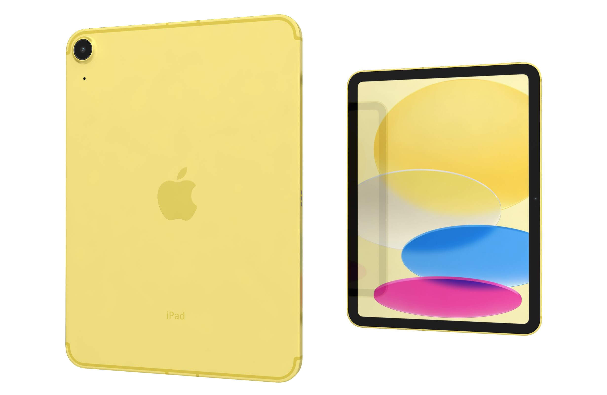 Apple IPad 2022 10th Gen WiFi Cellular Yellow 3D Model By Rever Art apple-ipad-2022-10th-gen-wifi-cellular-yellow-3d-model-by-rever-art