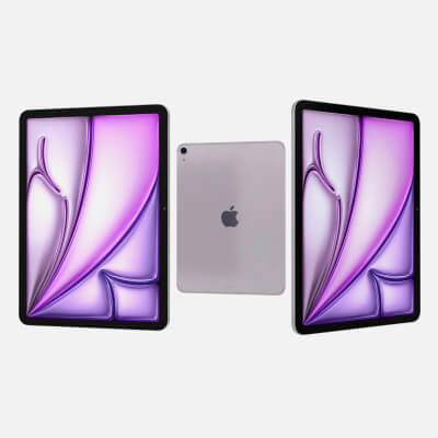 Apple iPad Air M3 11-inch 2025 Purple 3D Model by Rever_Art