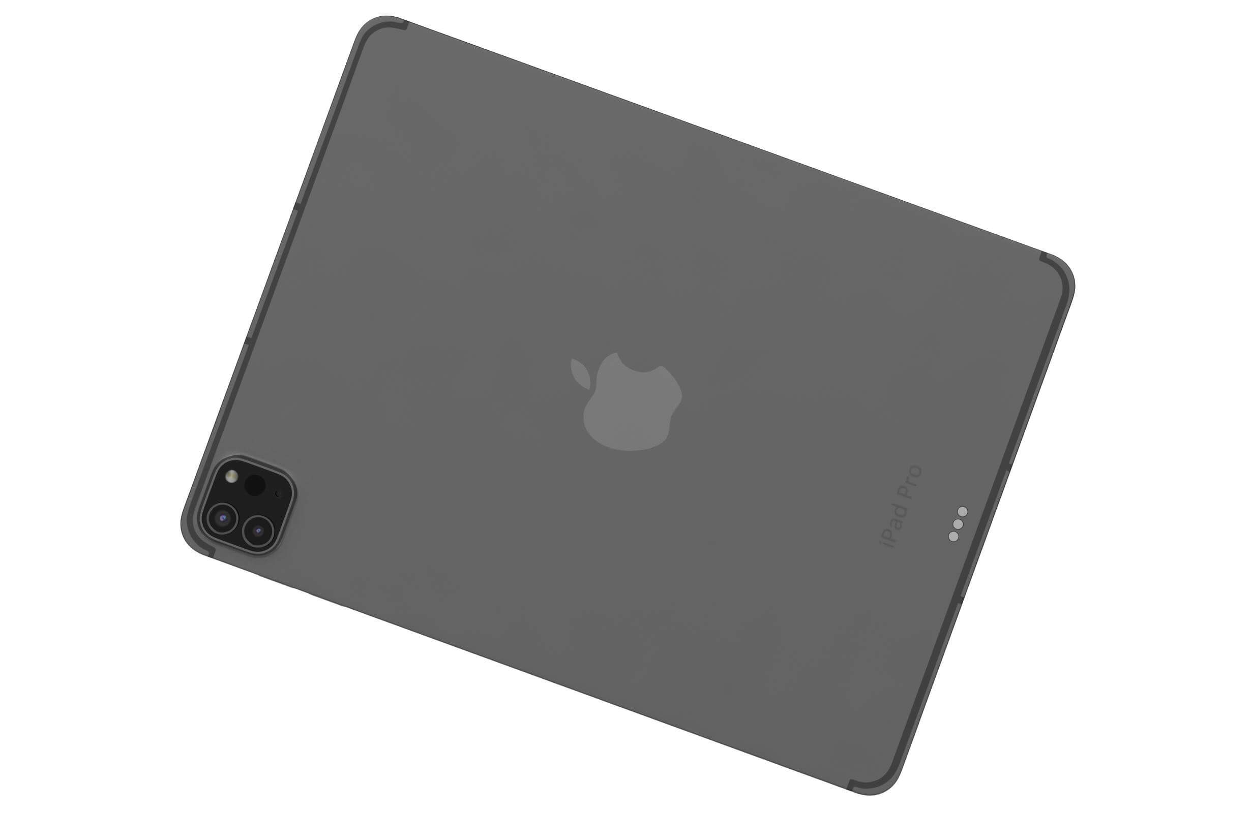 Apple iPad Pro 2022 4th Gen Black 3D Model by Rever_Art