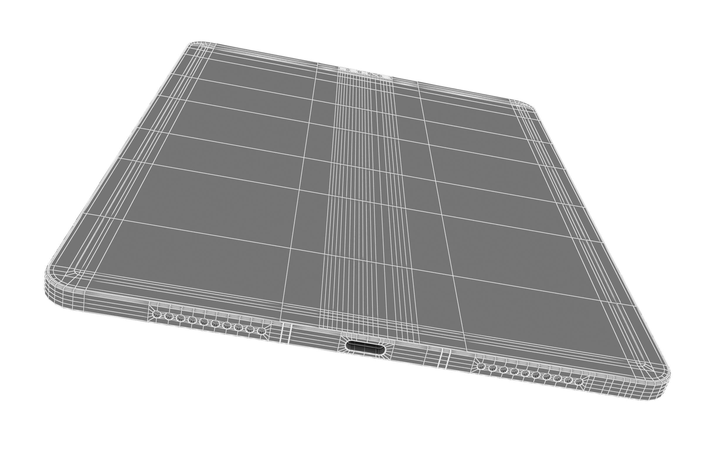 Apple iPad Pro 2022 4th Gen Black 3D Model by Rever_Art