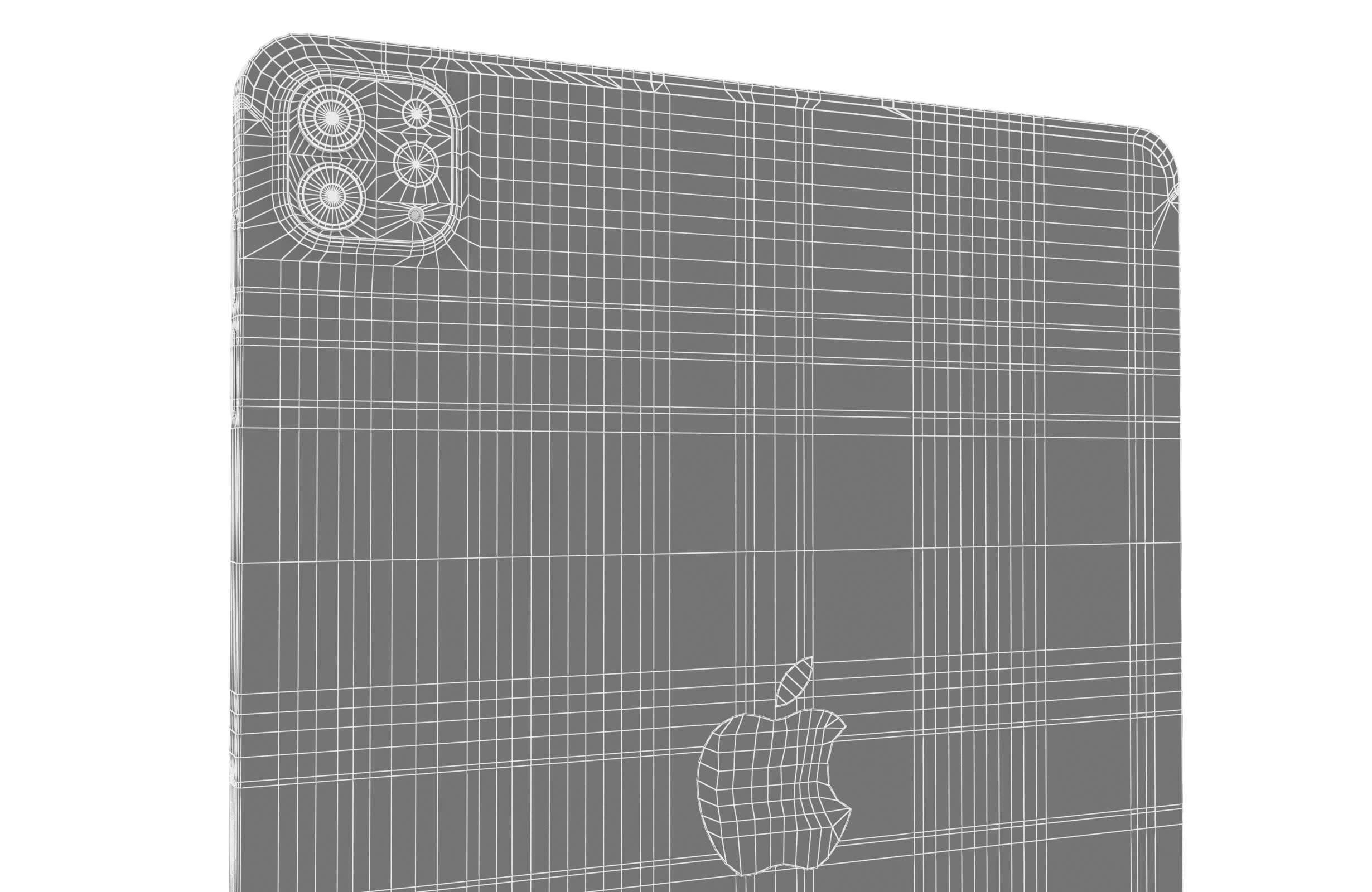 Apple iPad Pro 2022 4th Gen Black 3D Model by Rever_Art