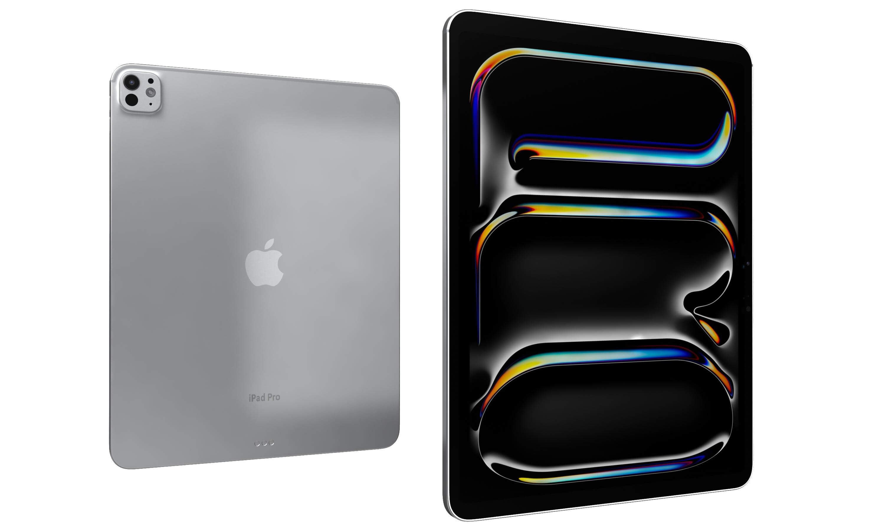 Apple iPad Pro M5 2025 13 Inch Silver - 3D Model by Rever_Art