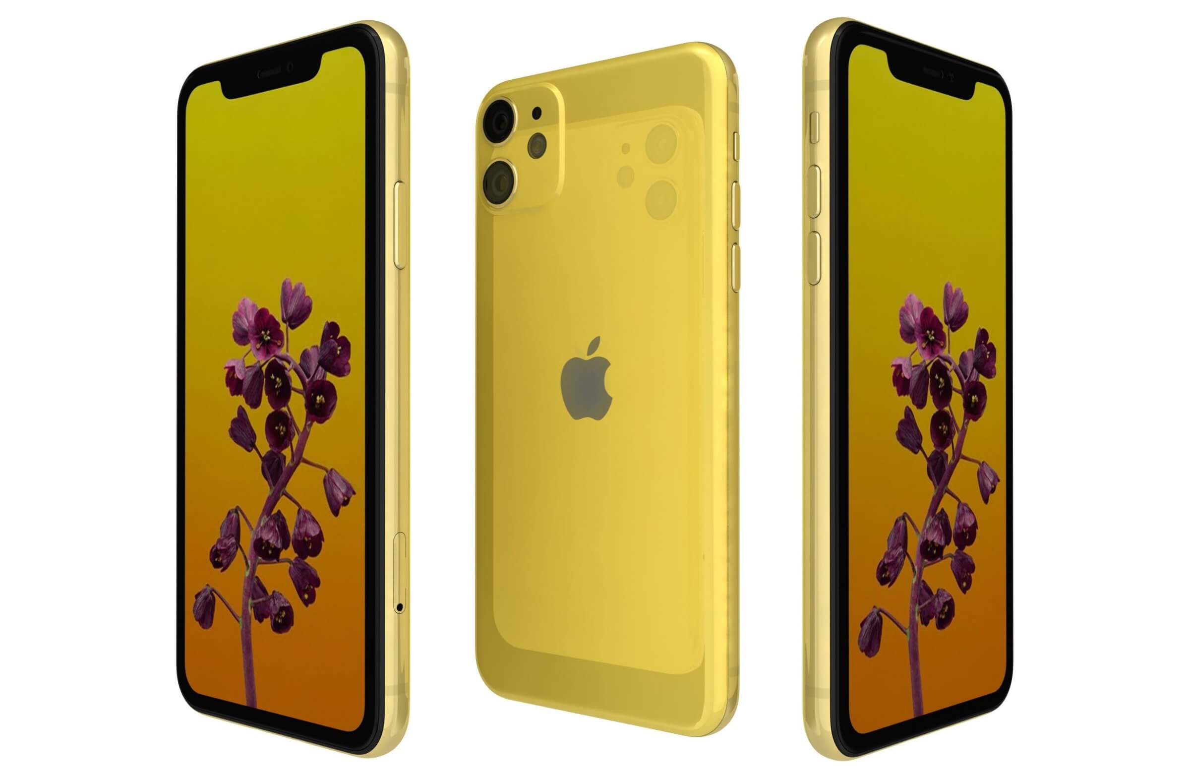 Apple Iphone 11 All Colors 3d Model