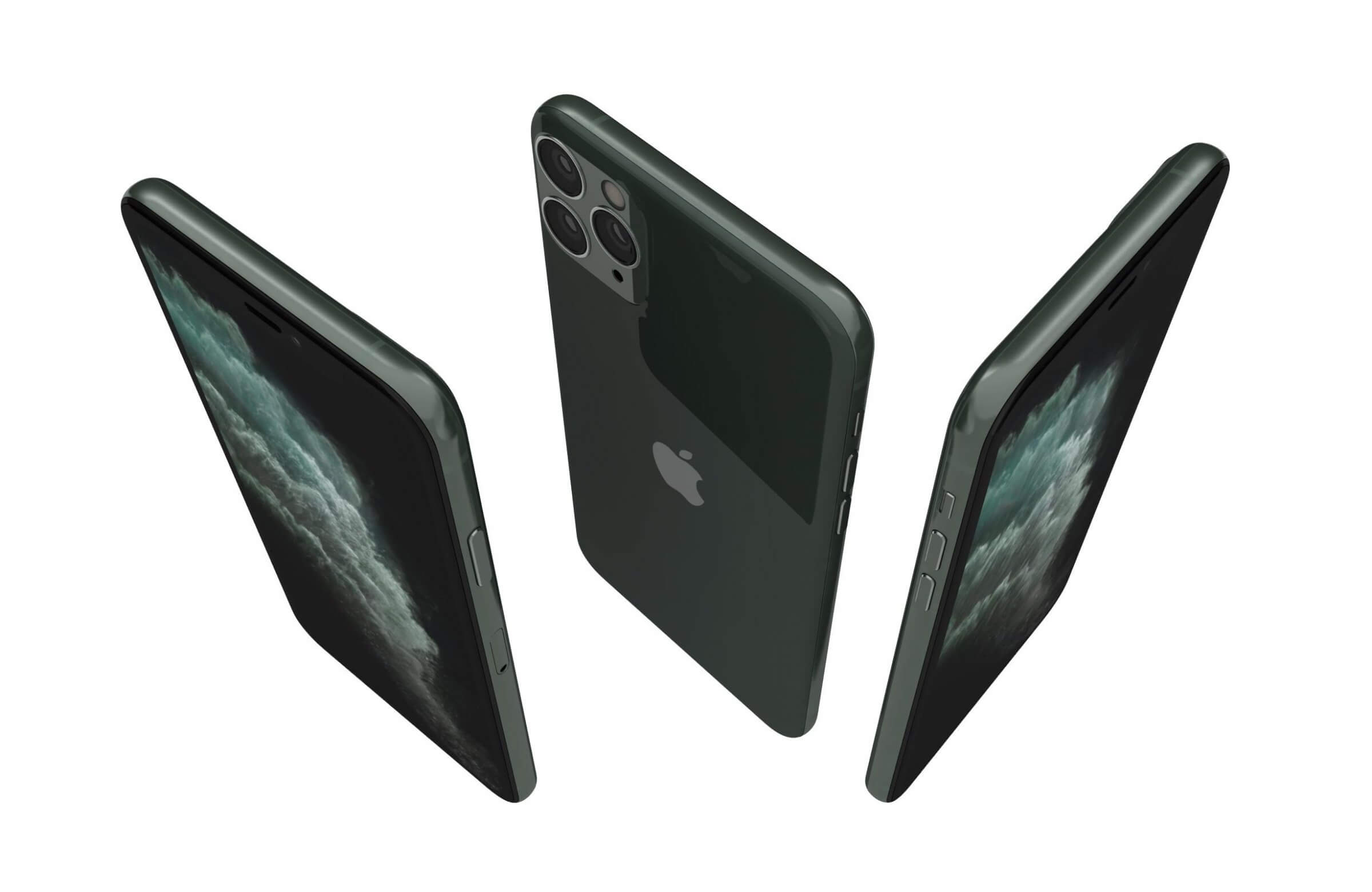 Apple Iphone 11 Pro All Colors 3d Model