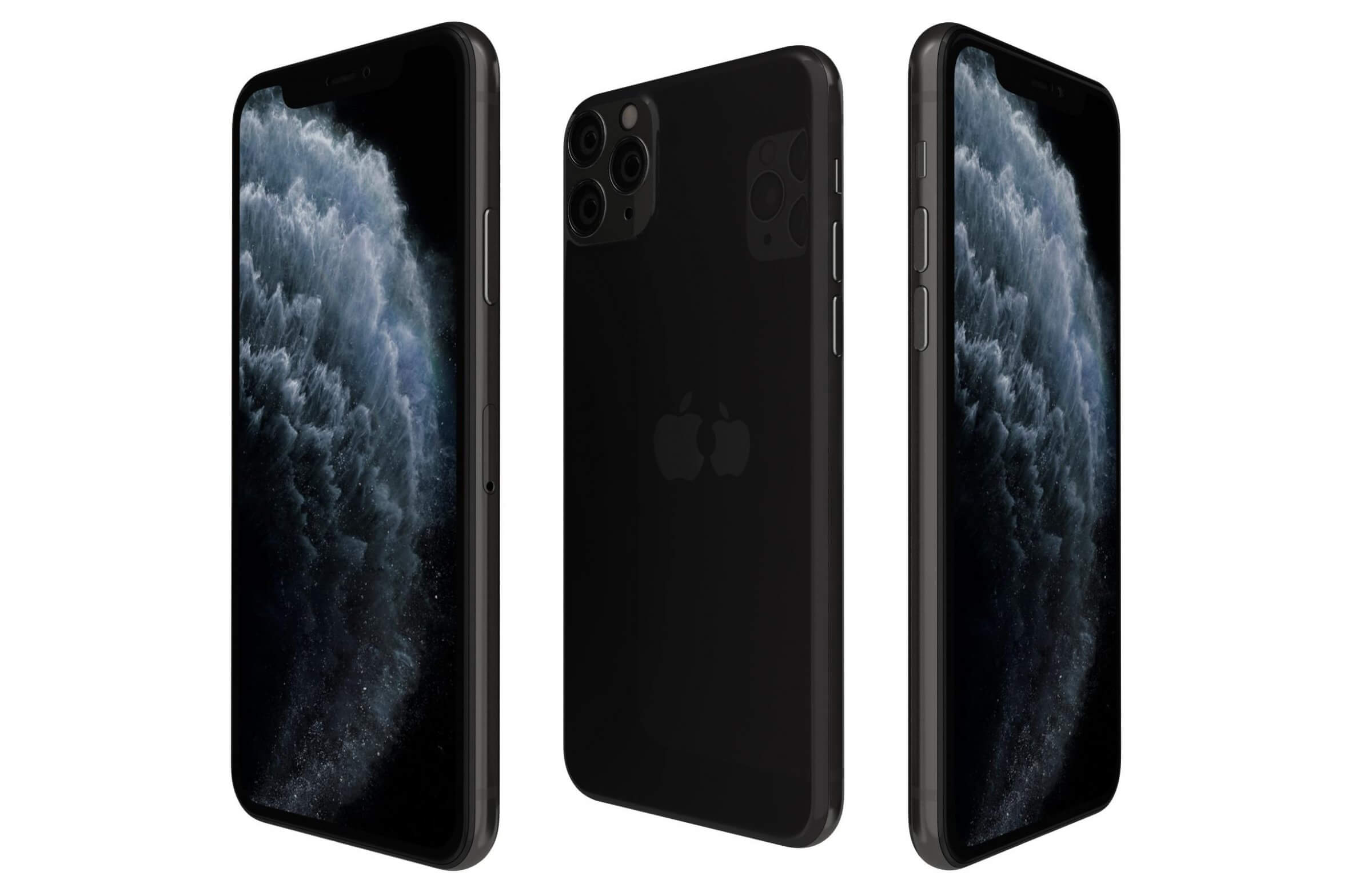 Apple iPhone 11 Pro Space Gray 3D Model by Rever_Art