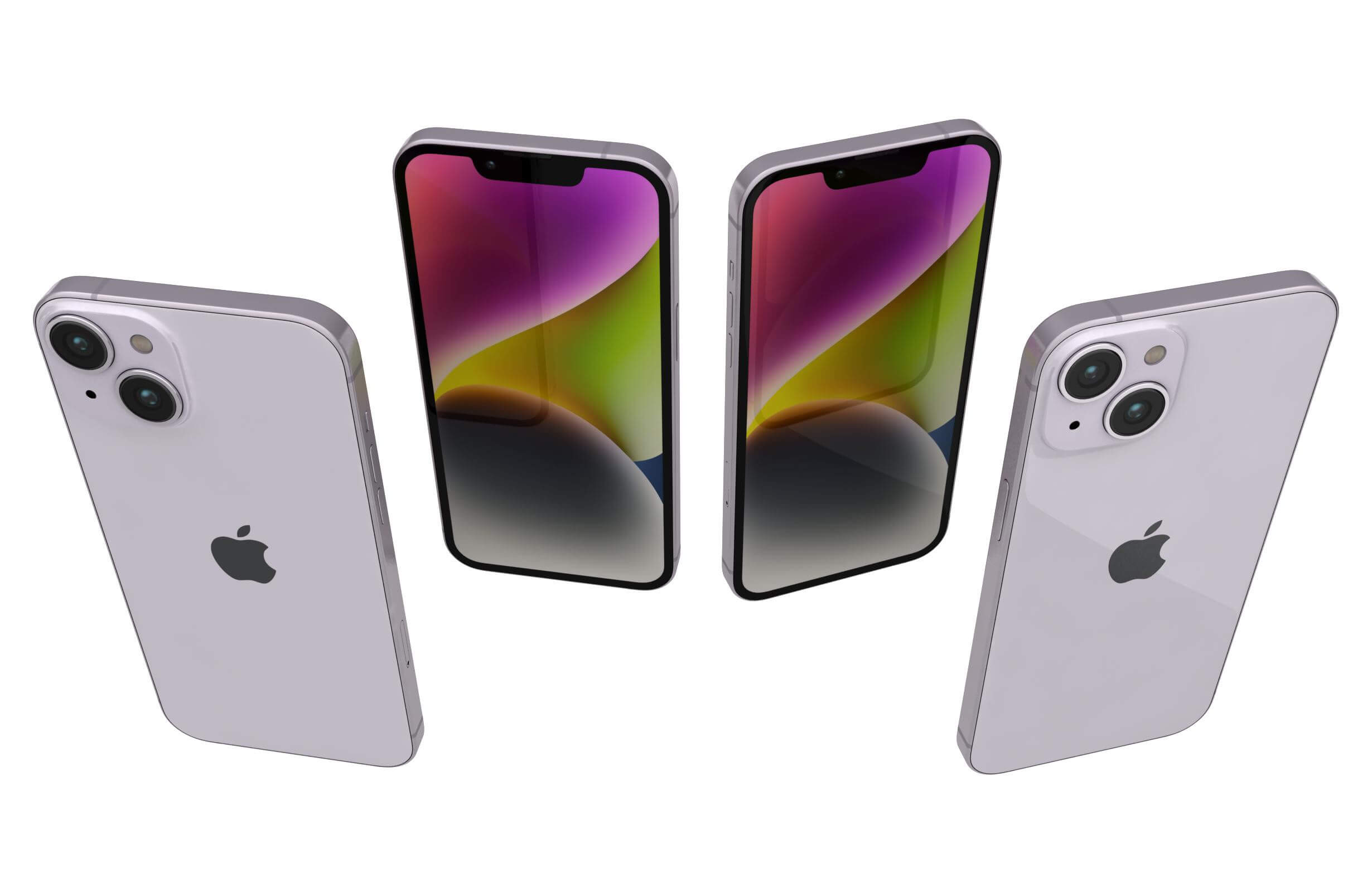 Apple iPhone 14 Plus All Colors - 3D Model by Rever_Art
