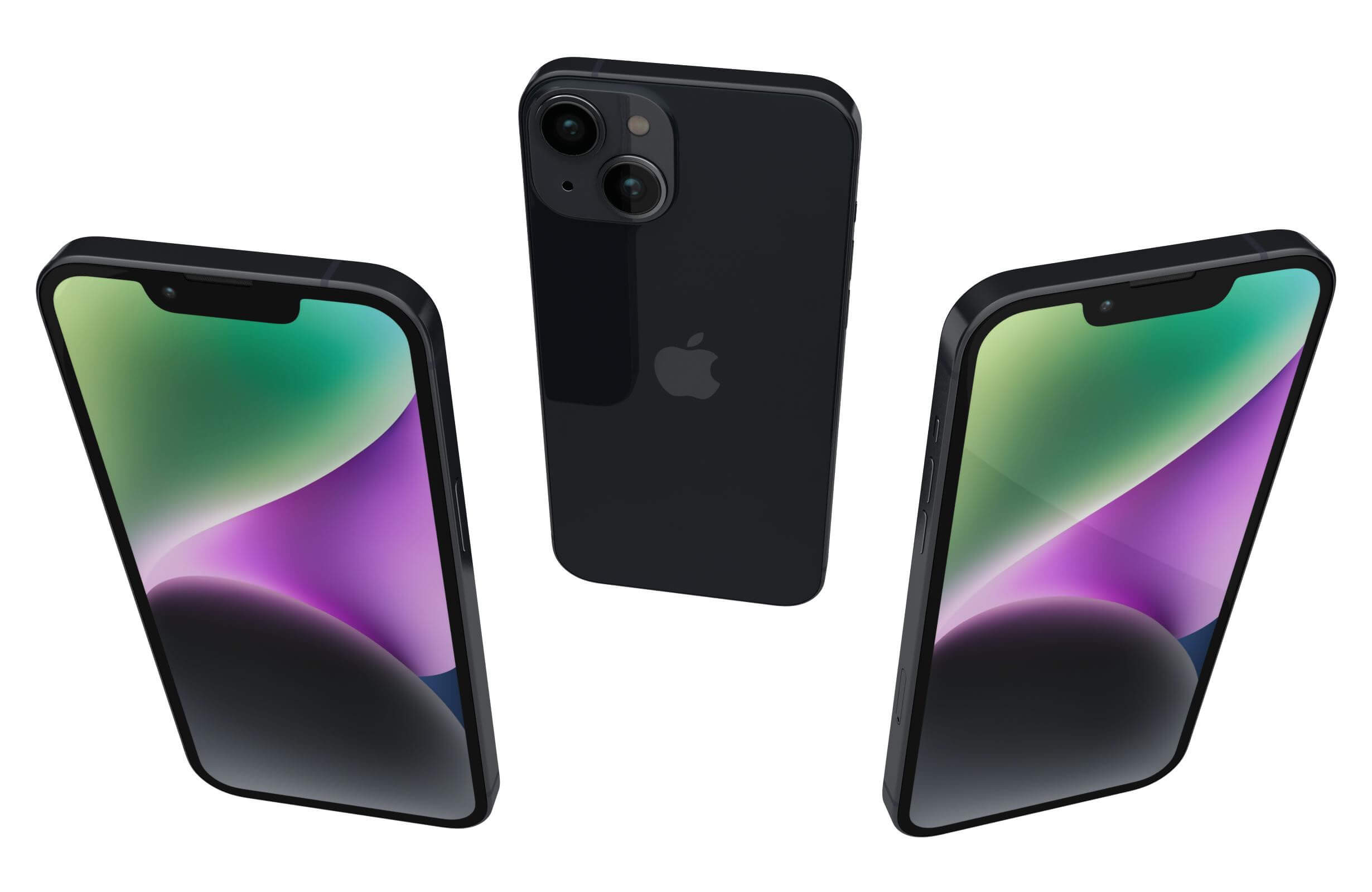 Apple iPhone 14 Plus Black 3D Model by Rever_Art