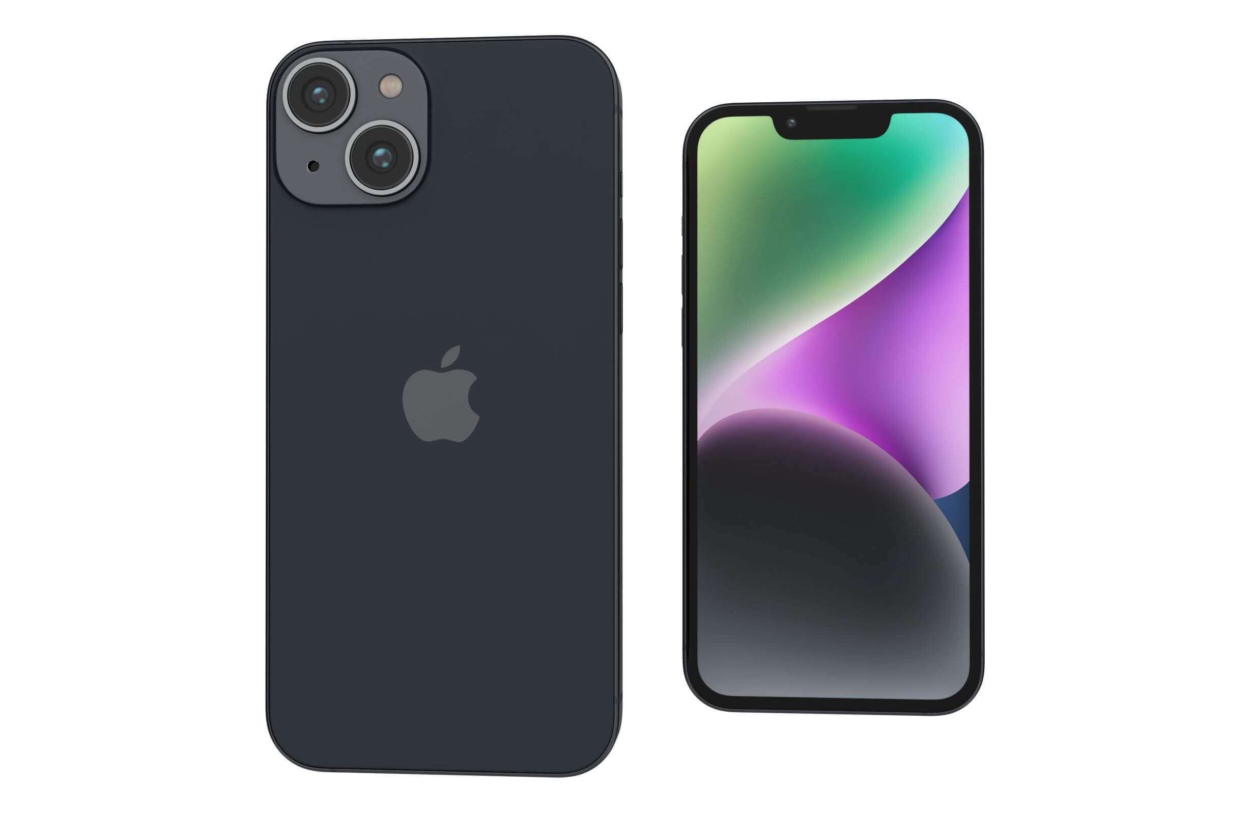 Apple iPhone 14 Plus Black 3D Model by Rever_Art