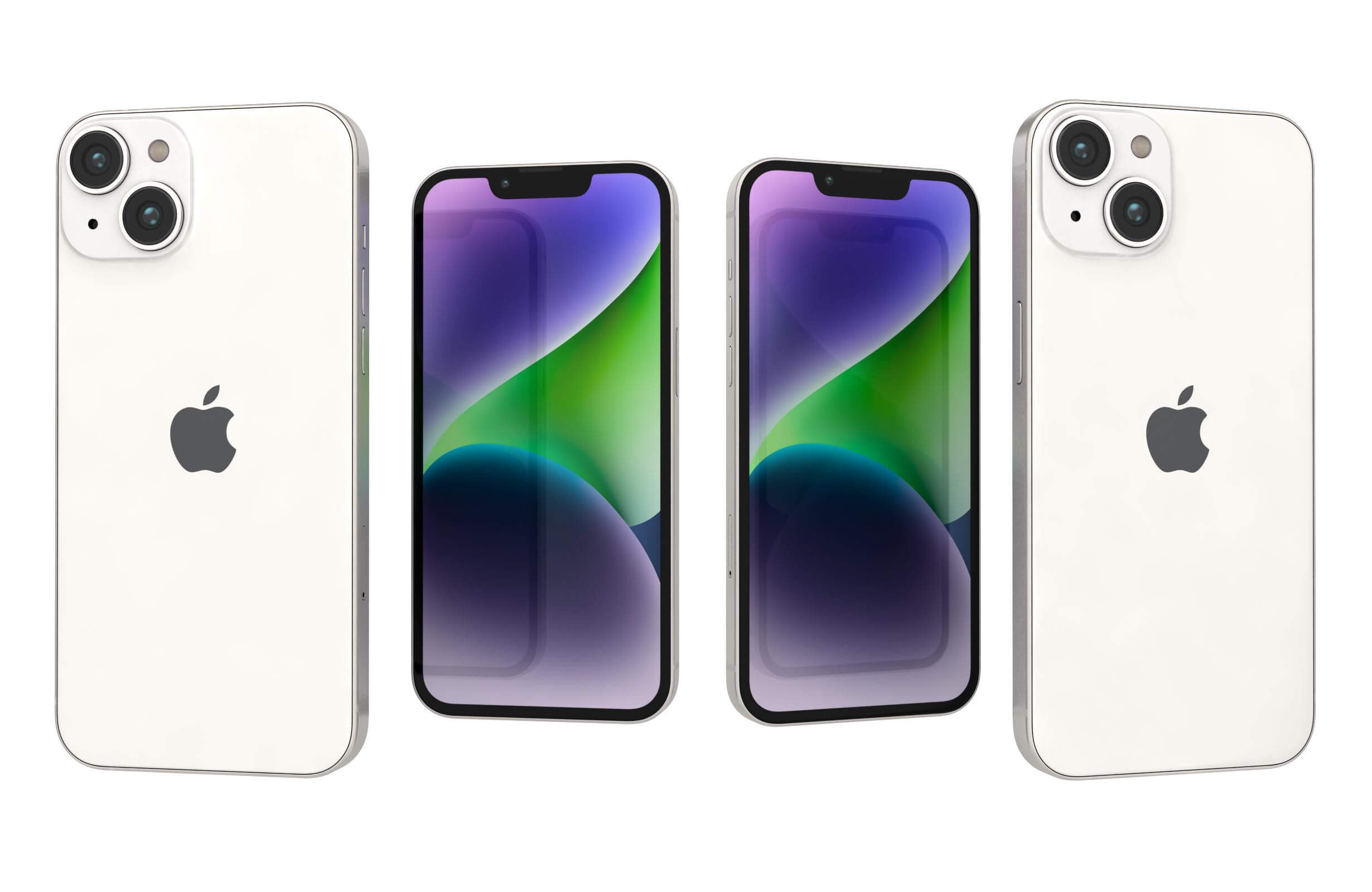 Apple iPhone 14 Plus White 3D Model by Rever_Art