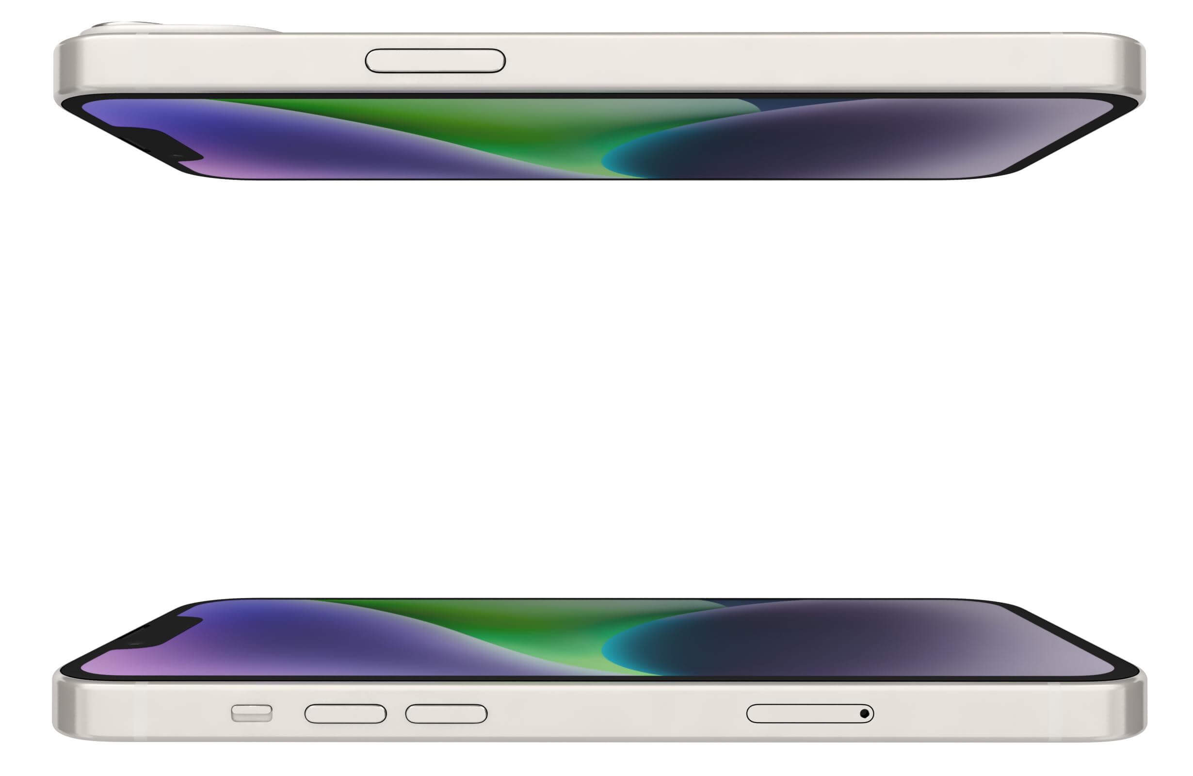 Apple iPhone 14 Plus White - 3D Model by Rever_Art