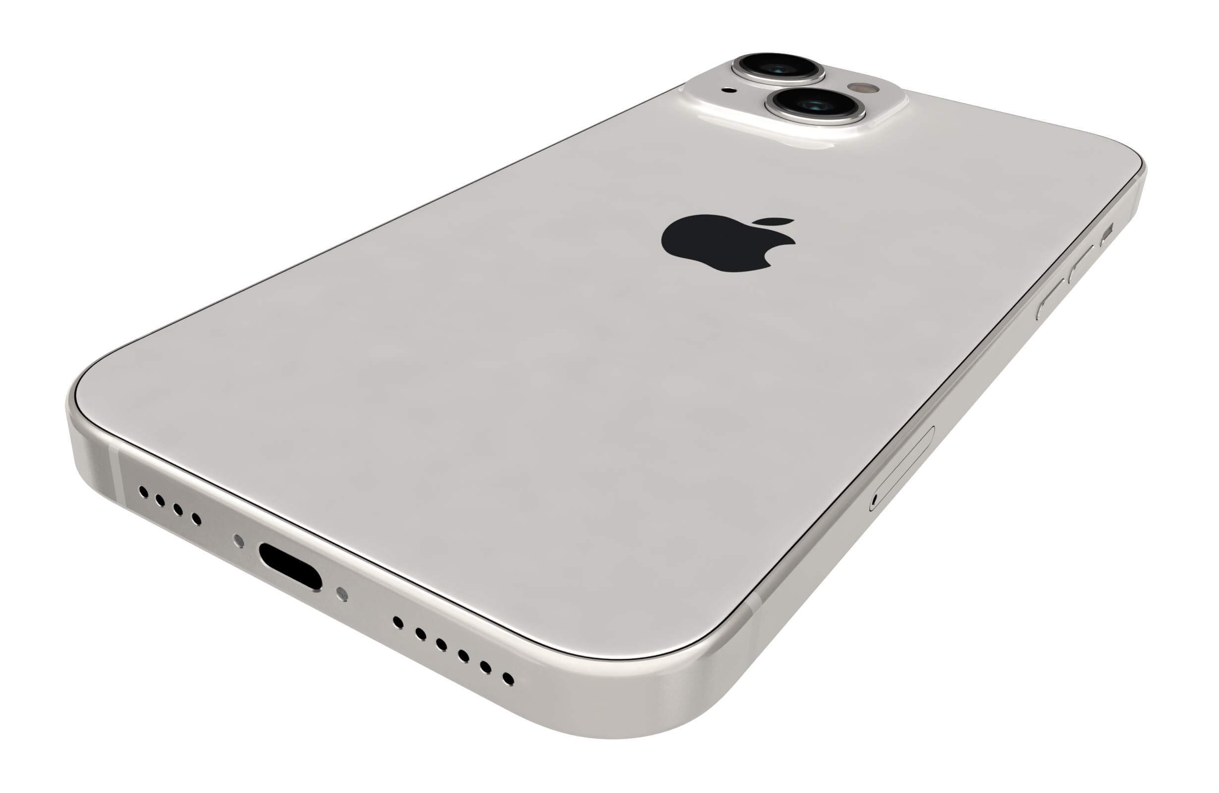 Apple iPhone 14 Plus White 3D Model by Rever_Art