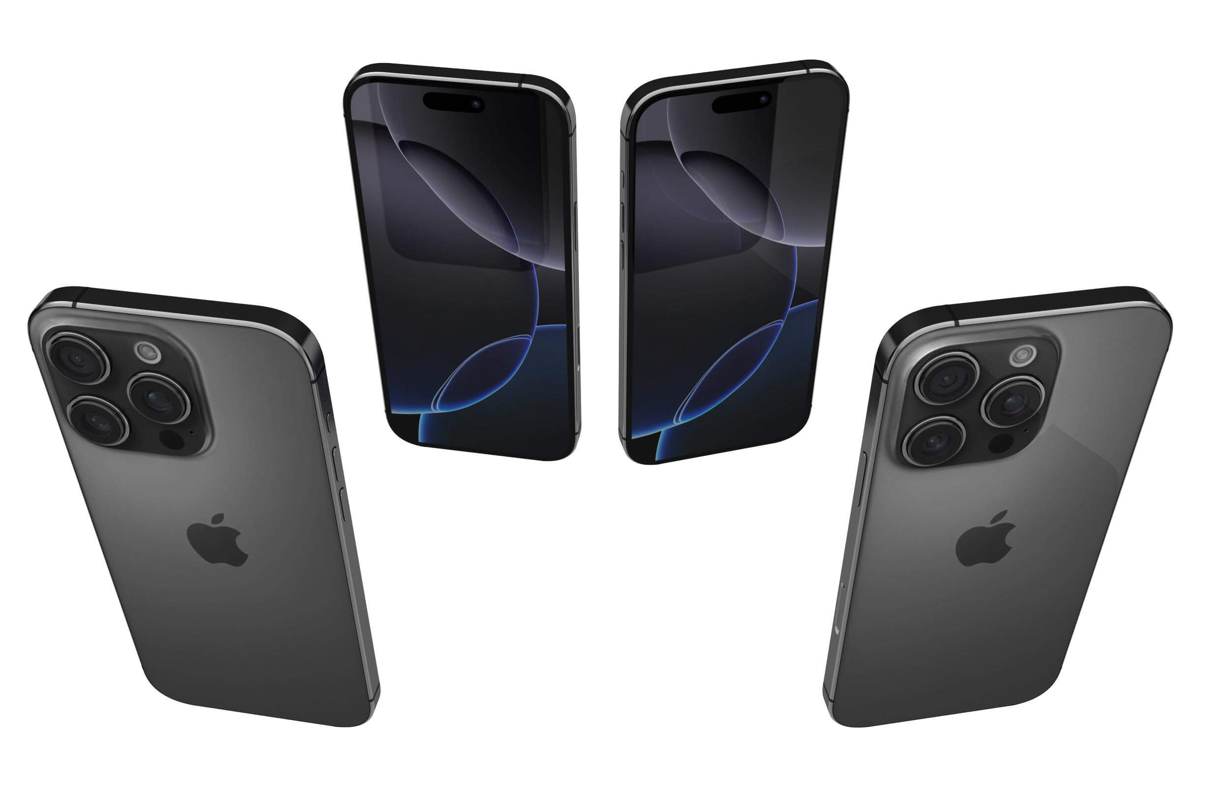 Apple IPhone 16 Pro Black Titanium 3D Model By Rever Art apple-iphone-16-pro-black-titanium-3d-model-by-rever-art