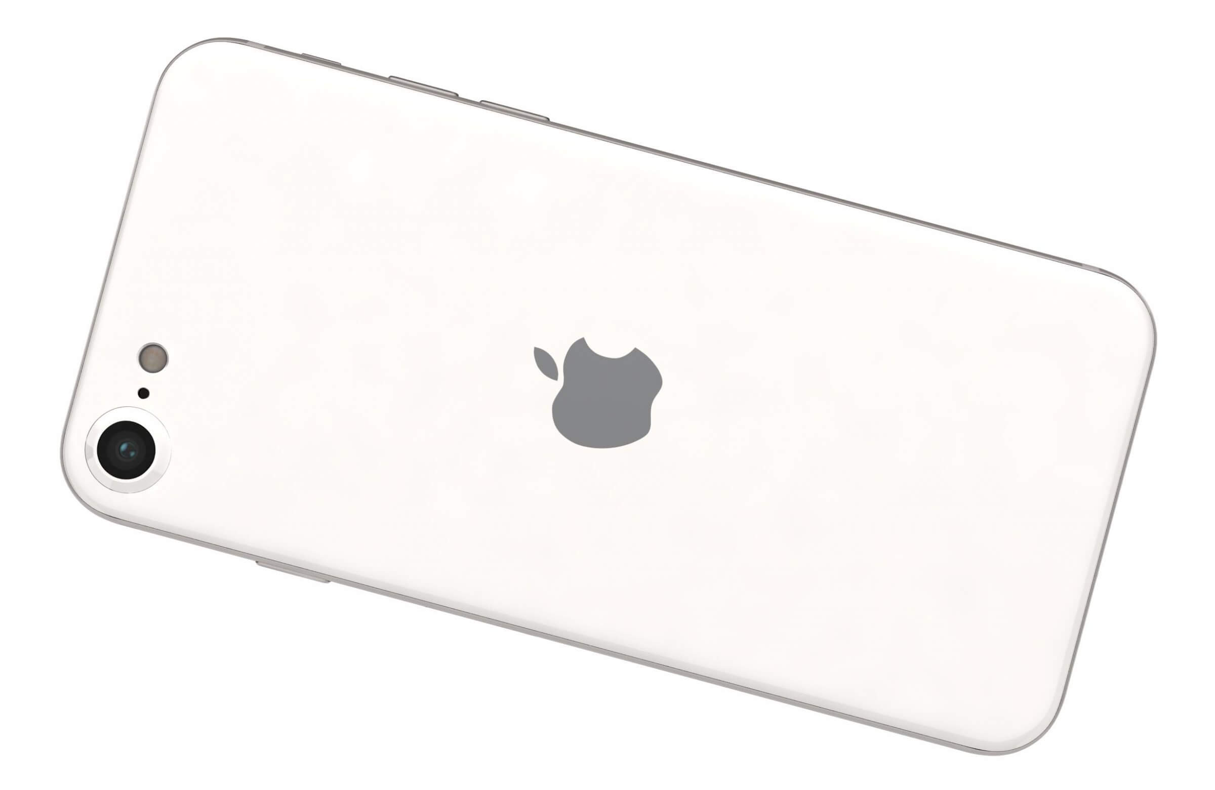 Apple Iphone Se 22 White 3d Model By Rever Art