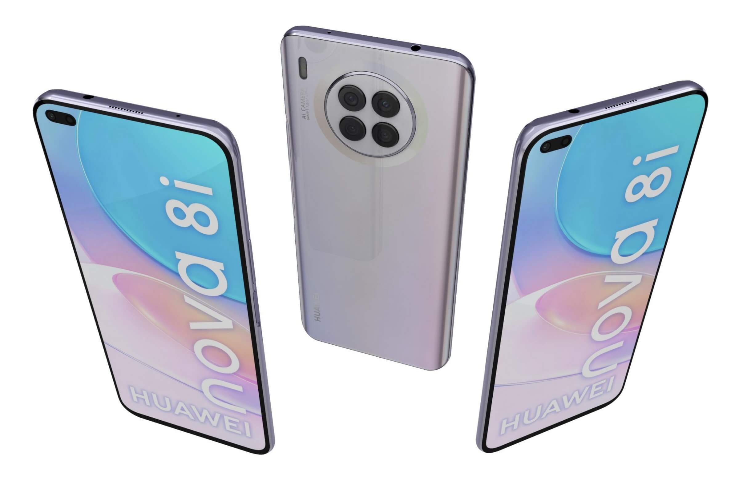 Huawei Nova 8i All Colors - 3D Model by Rever_Art