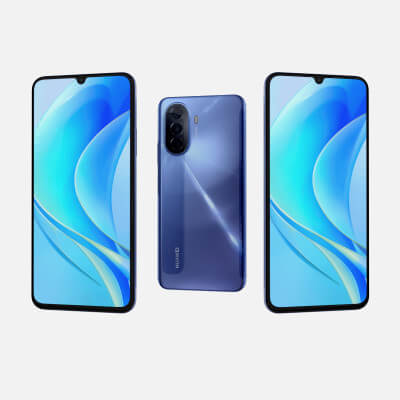 Huawei Nova Y70 Crystal Blue 3D Model By Rever Art