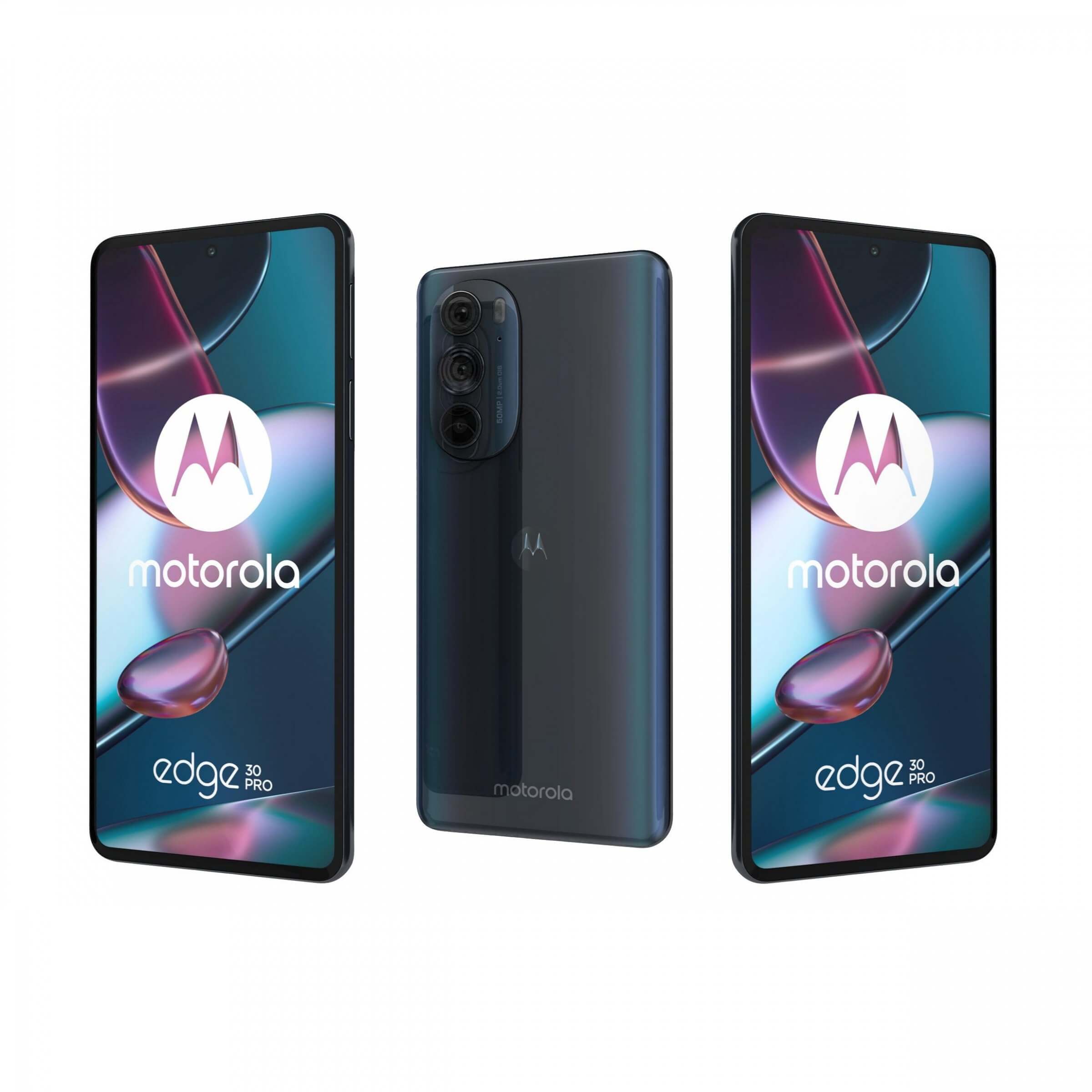 Motorola Edge 30 Pro Cosmos Blue - 3D Model by Rever_Art 