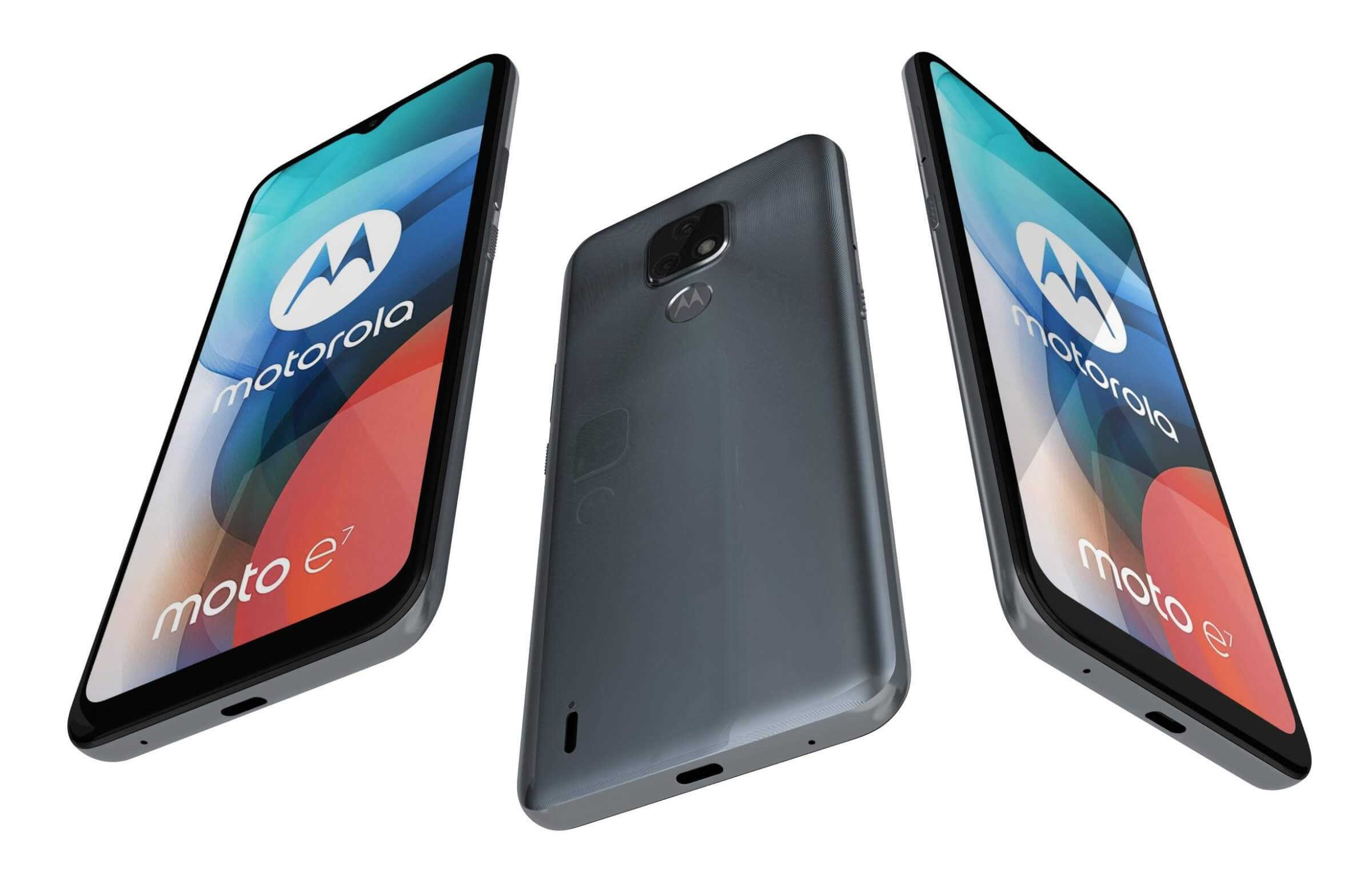 Motorola Moto E7 Mineral Gray 3d Model By Reverart 