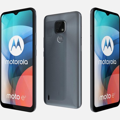 Motorola Moto E7 Mineral Gray 3d Model By Reverart 