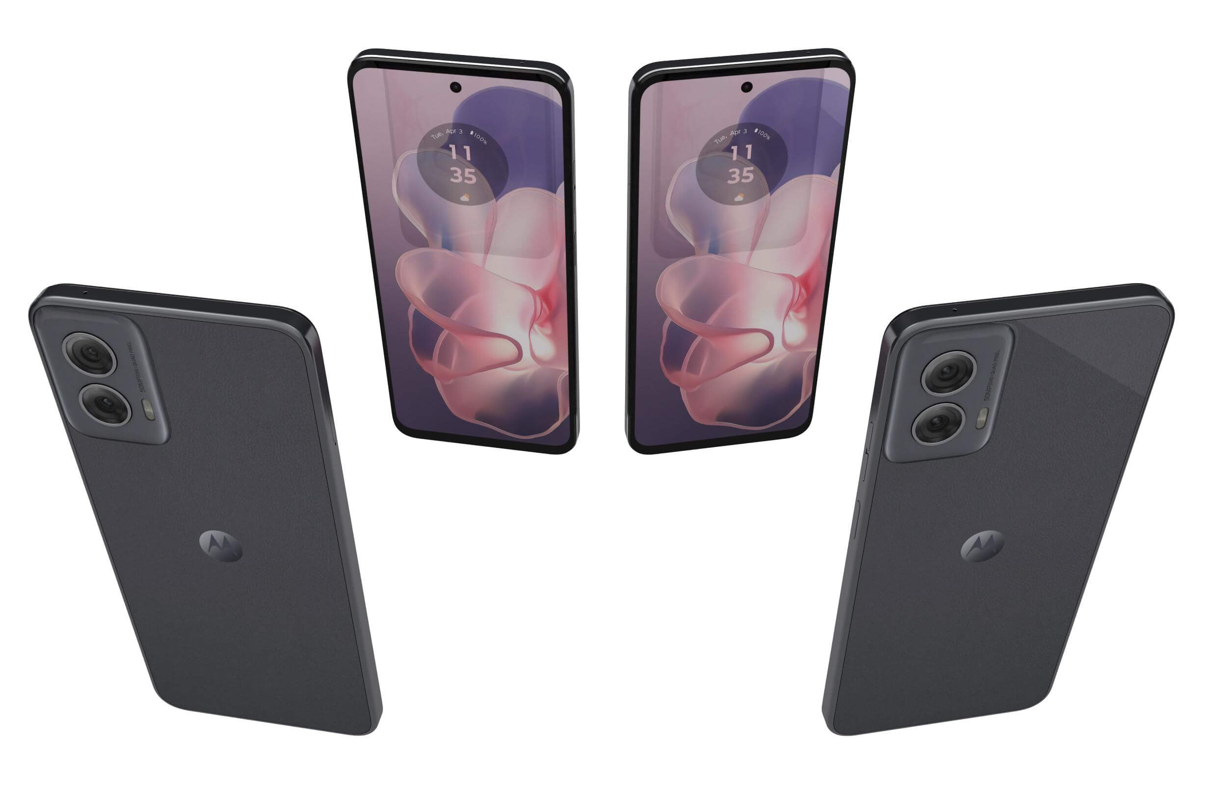 Motorola Moto G Power 2024 5G Black 3D Model by Rever_Art