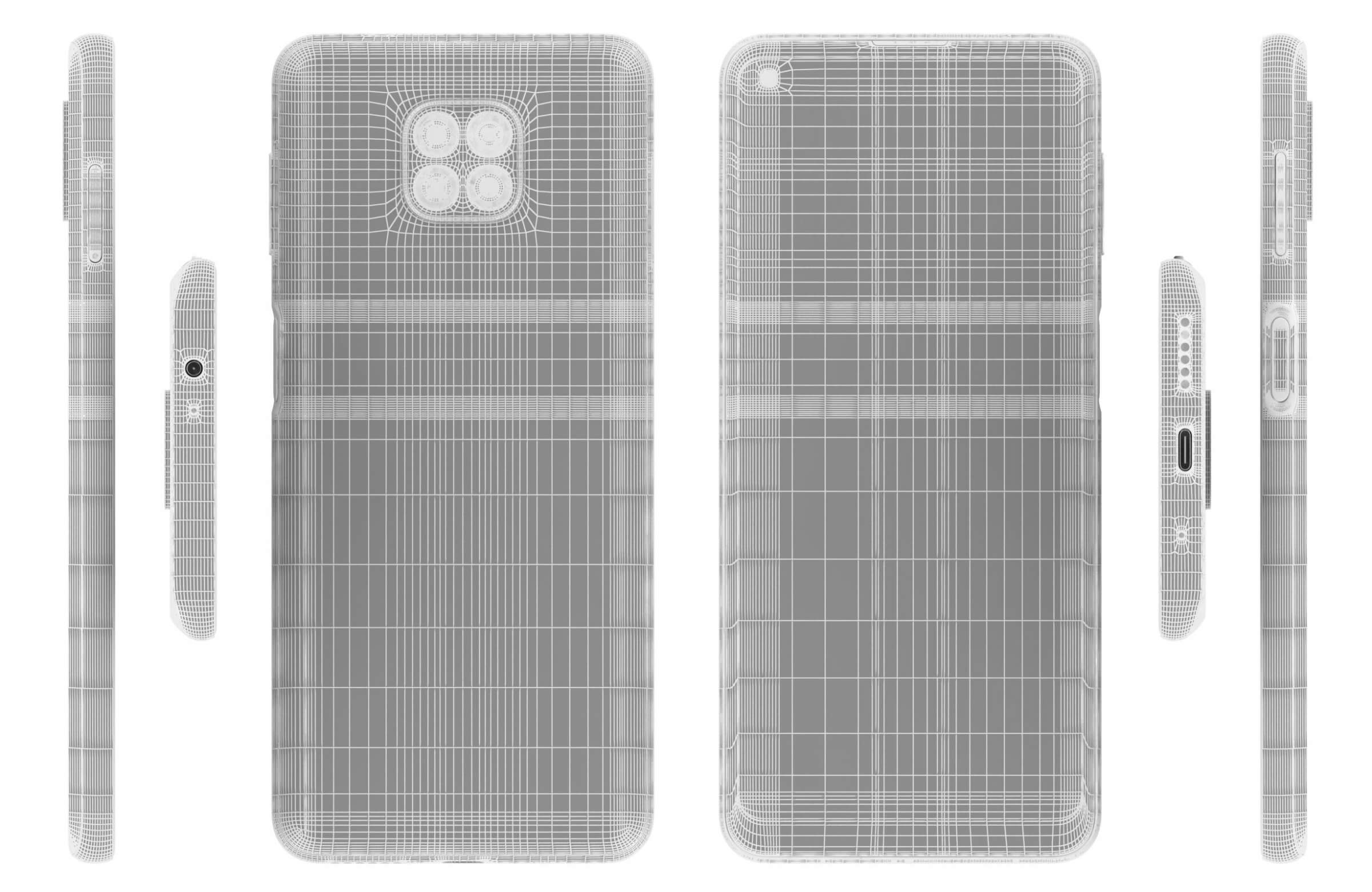 Motorola Moto G Power Flash Gray 3D Model by Rever_Art