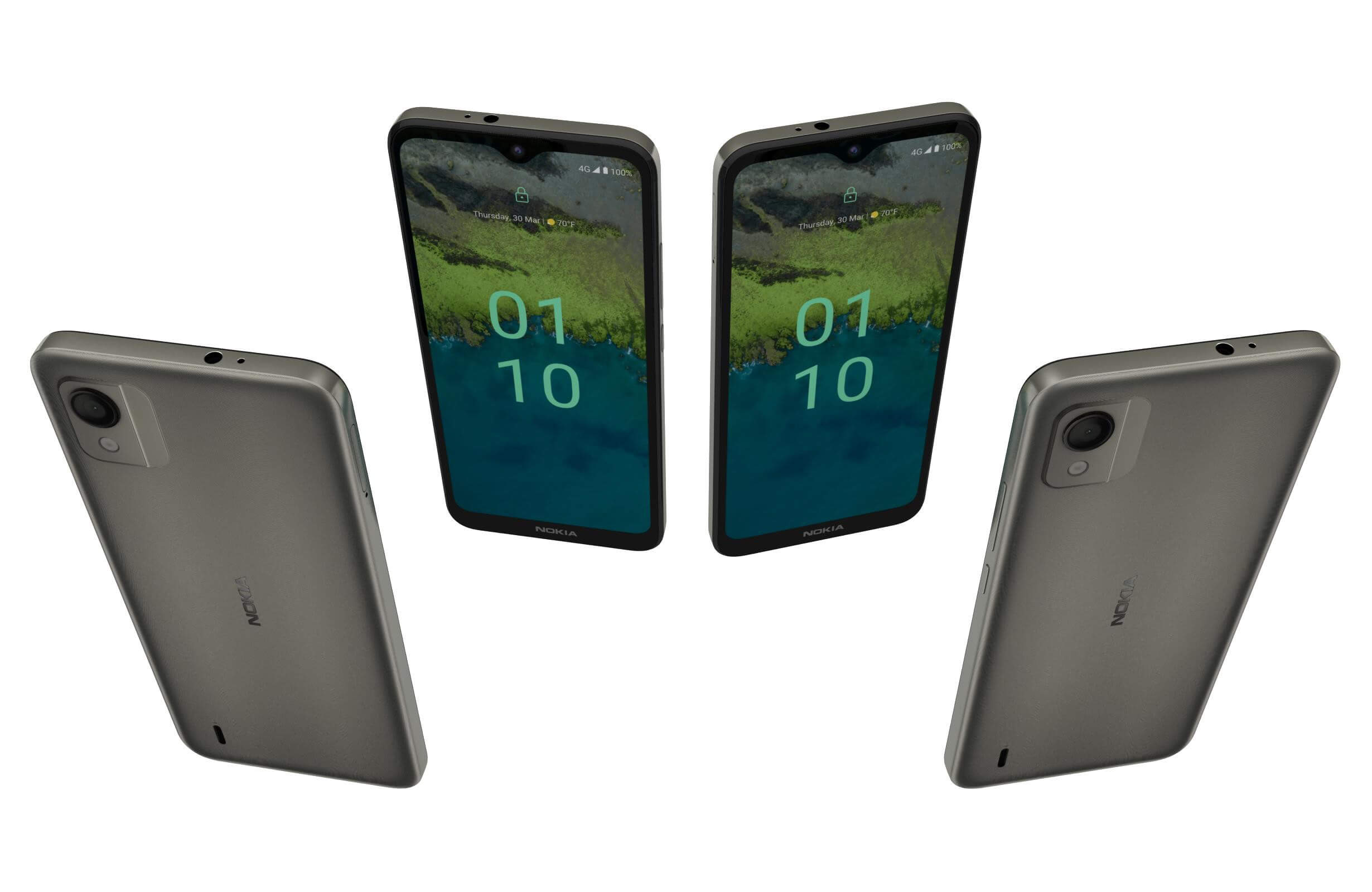 Nokia SMNKN156DCPWP Simple Mobile C110, 32 GB, Smartphone Prepagato (grigio) - Foto 6