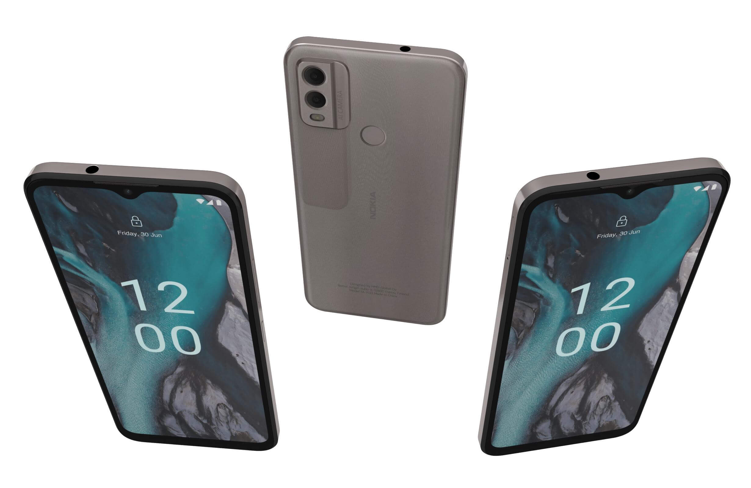 Nokia C22 White - 3D Model by Rever_Art