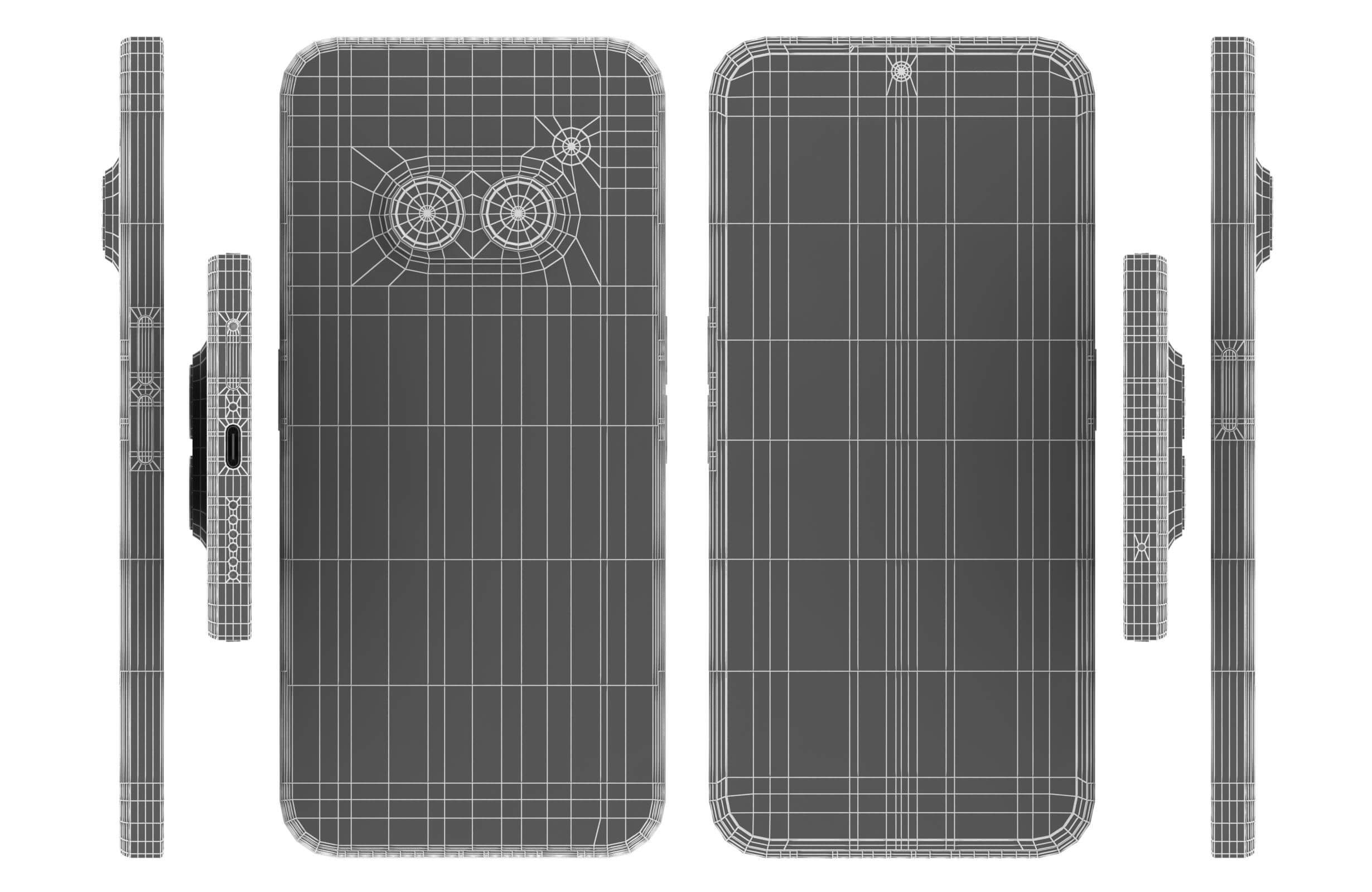 Nothing Phone 2A Black and White - 3D Model by Rever_Art