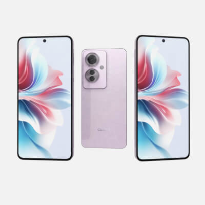 Oppo Reno 11 F Violet - 3D Model by Rever_Art