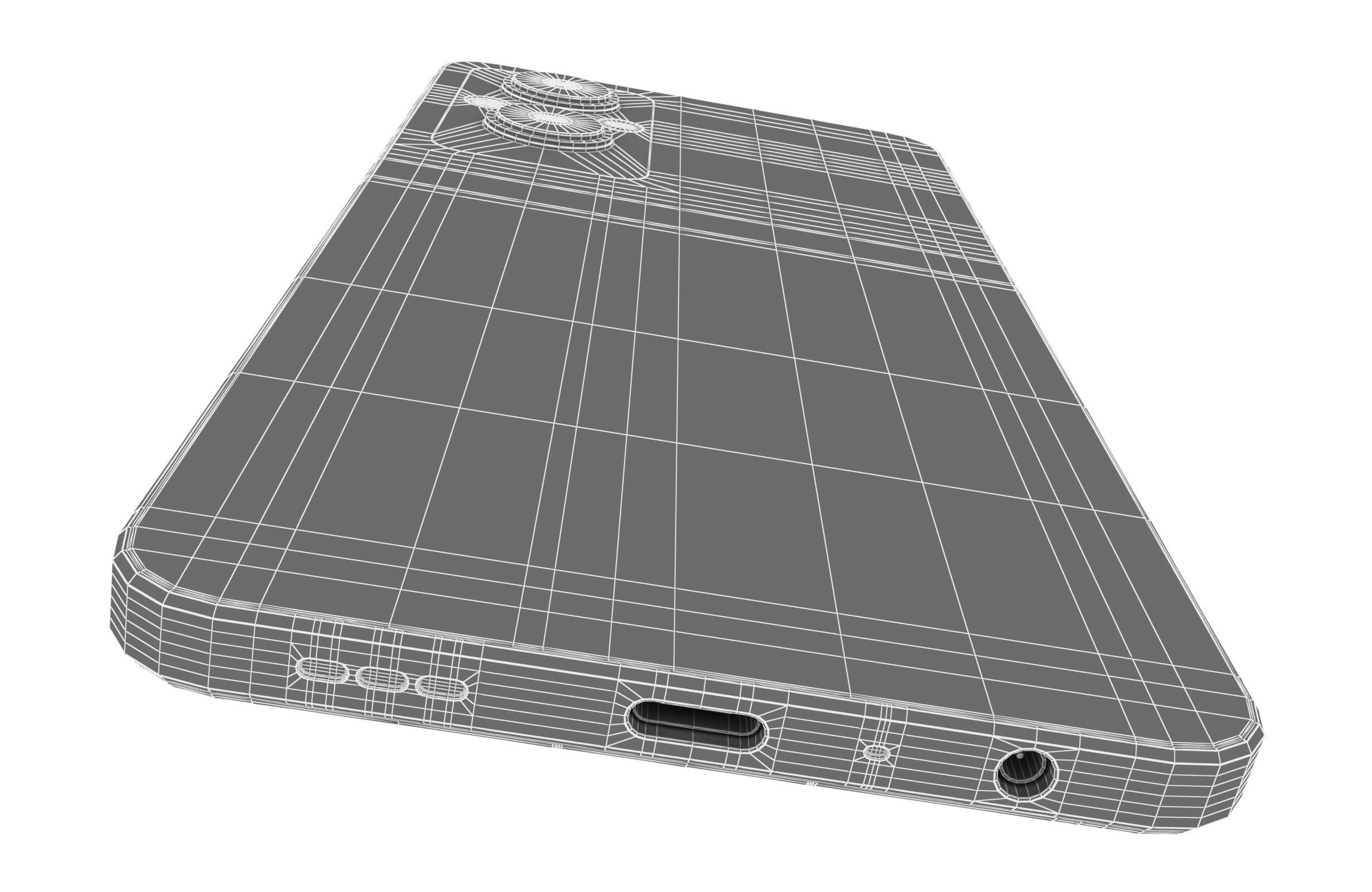 Oppo Reno8 Lite 5G Cosmic Black 3D Model by Rever_Art