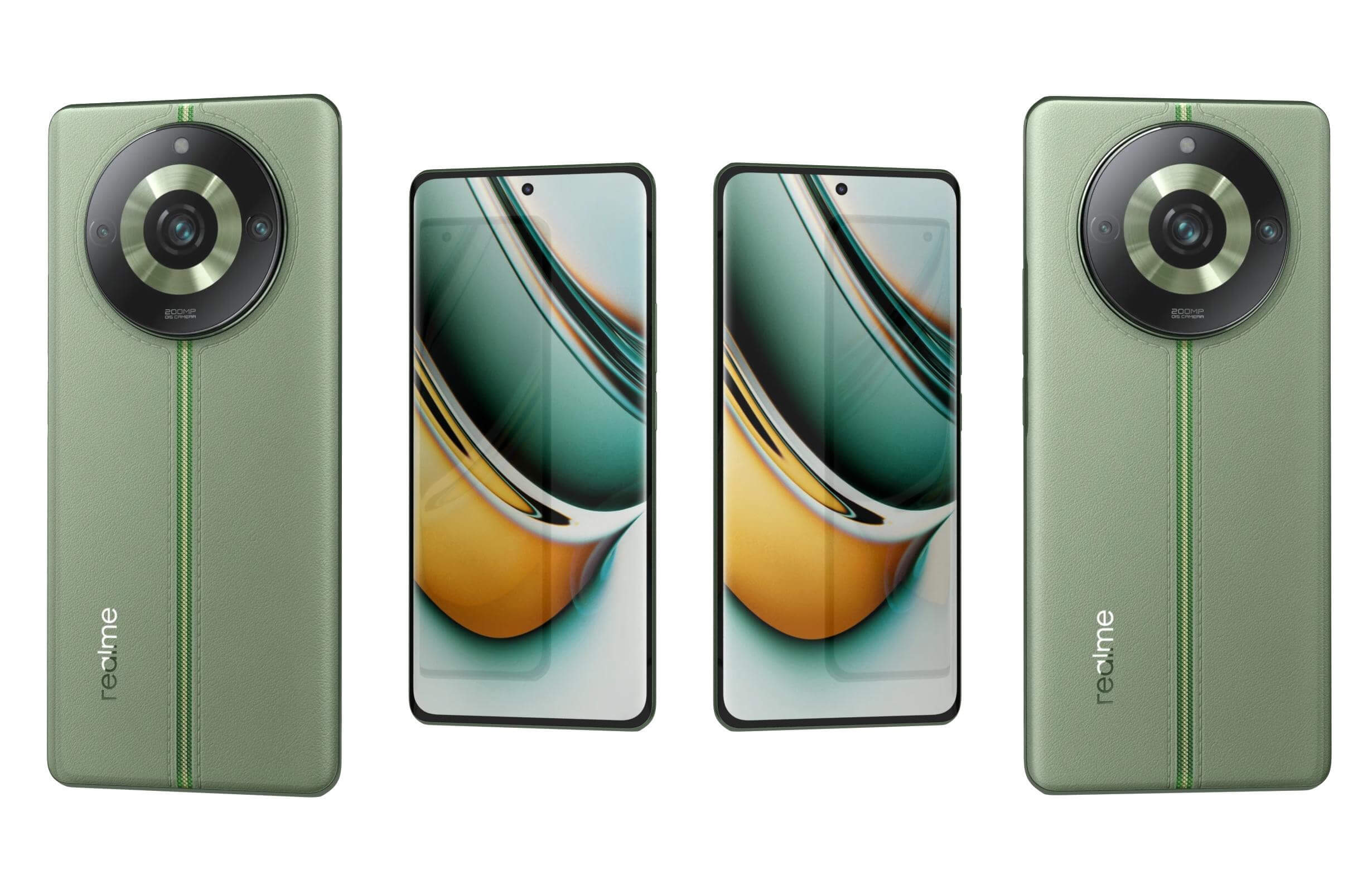 Realme 11 Pro Plus Green - 3D Model by Rever_Art