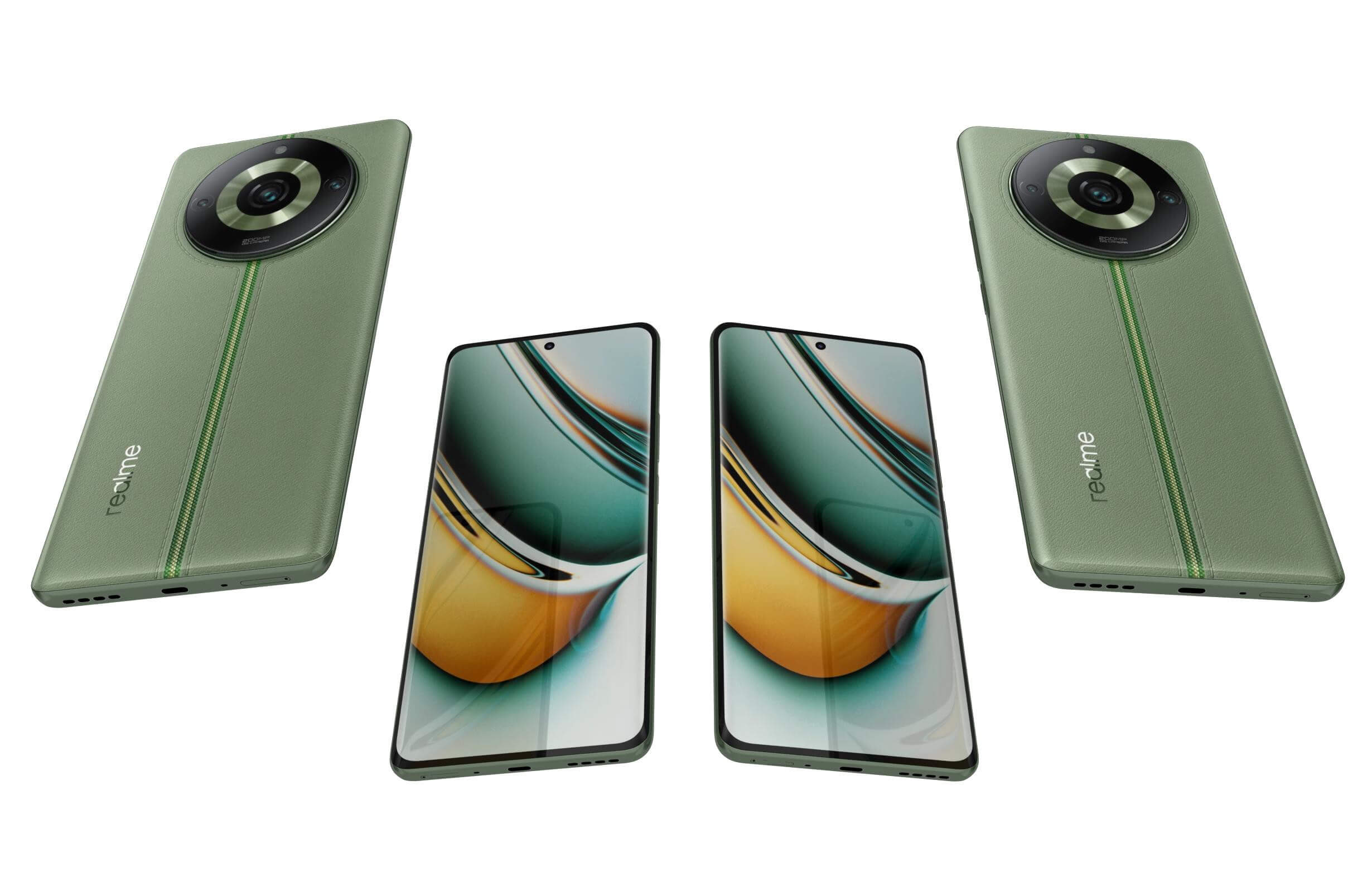 Realme 11 Pro Plus Green - 3D Model by Rever_Art
