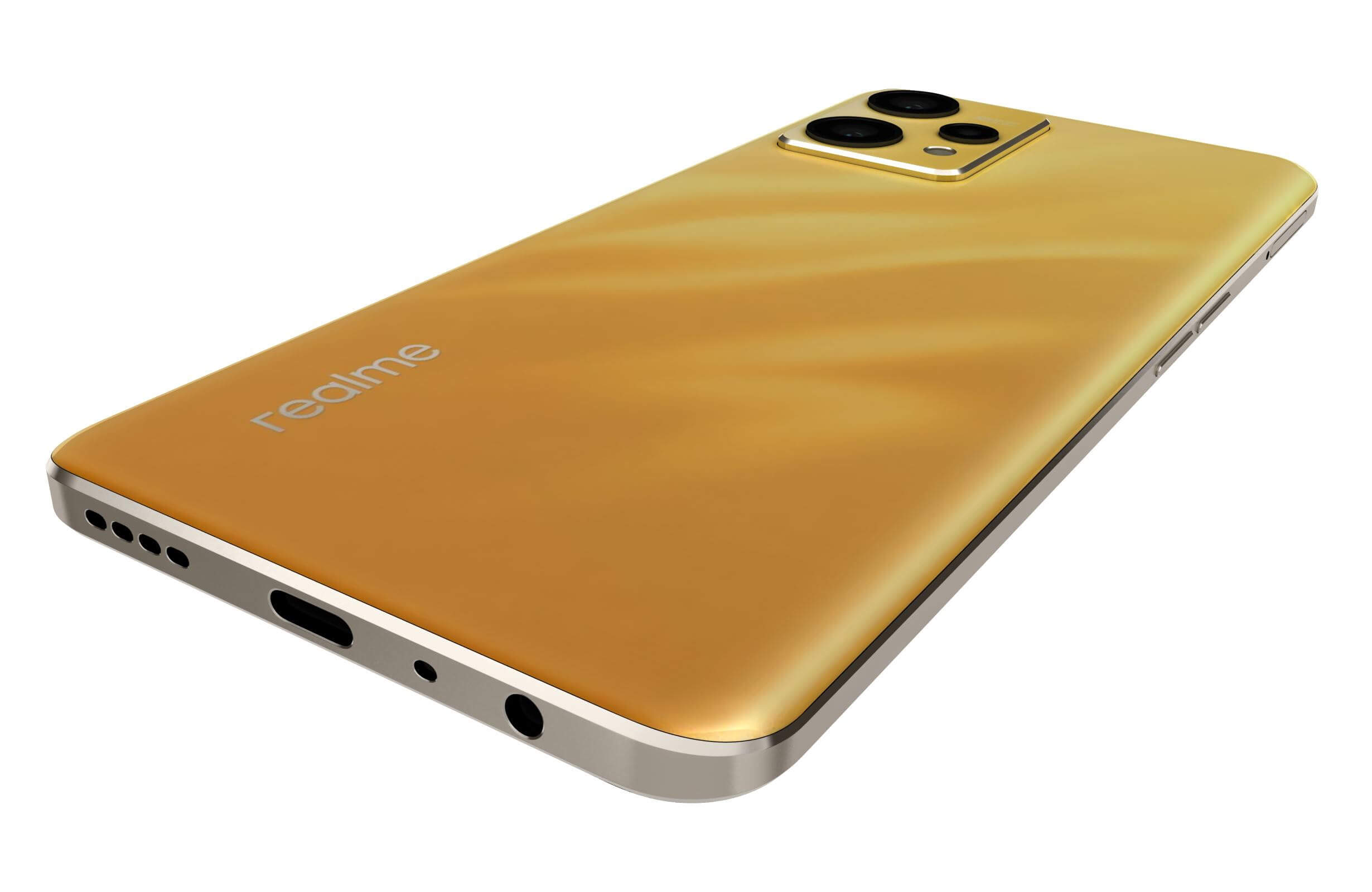 Realme 9 Sunburst Gold - 3D Model by Rever_Art