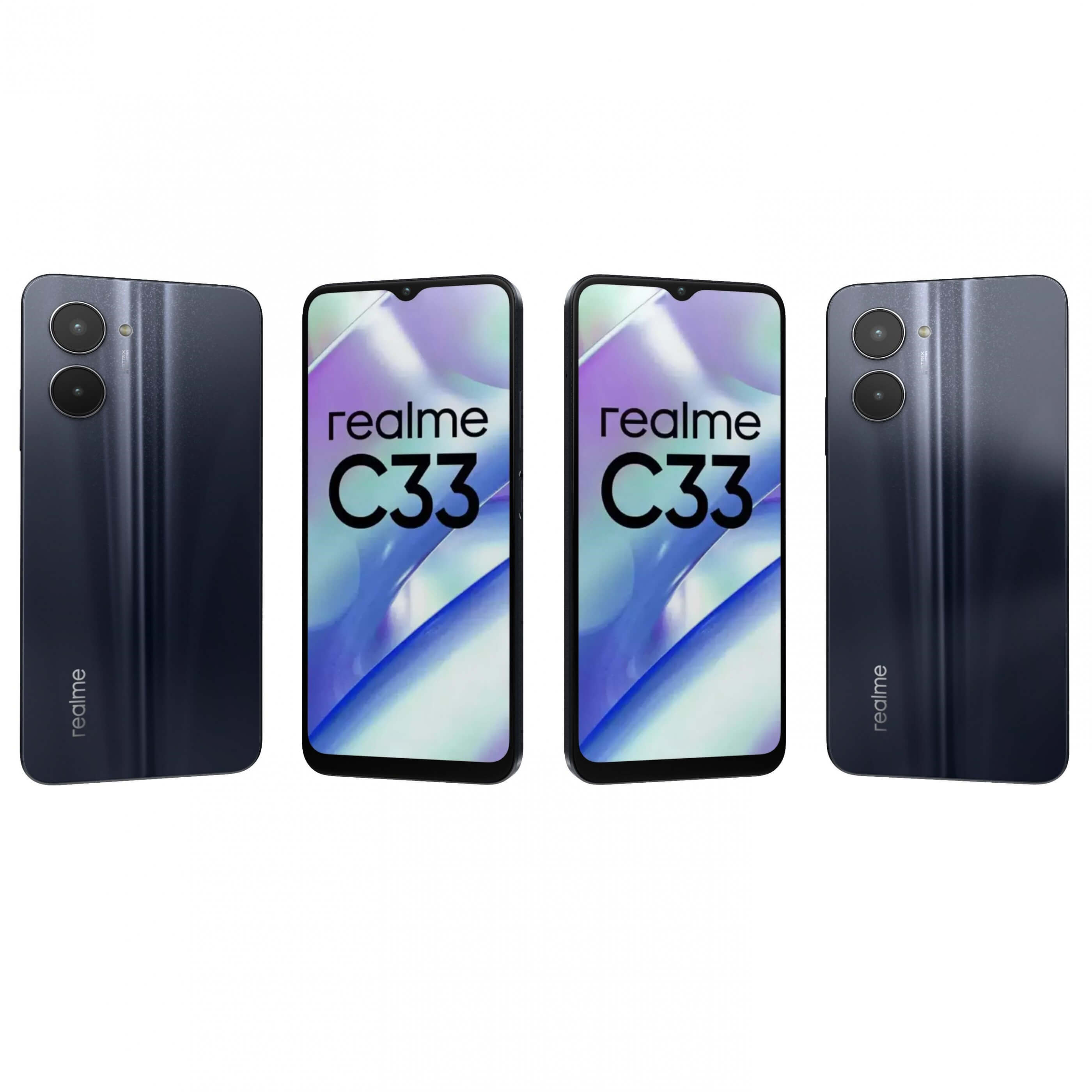 Realme C33 2023 Black - 3D Model by Rever_Art