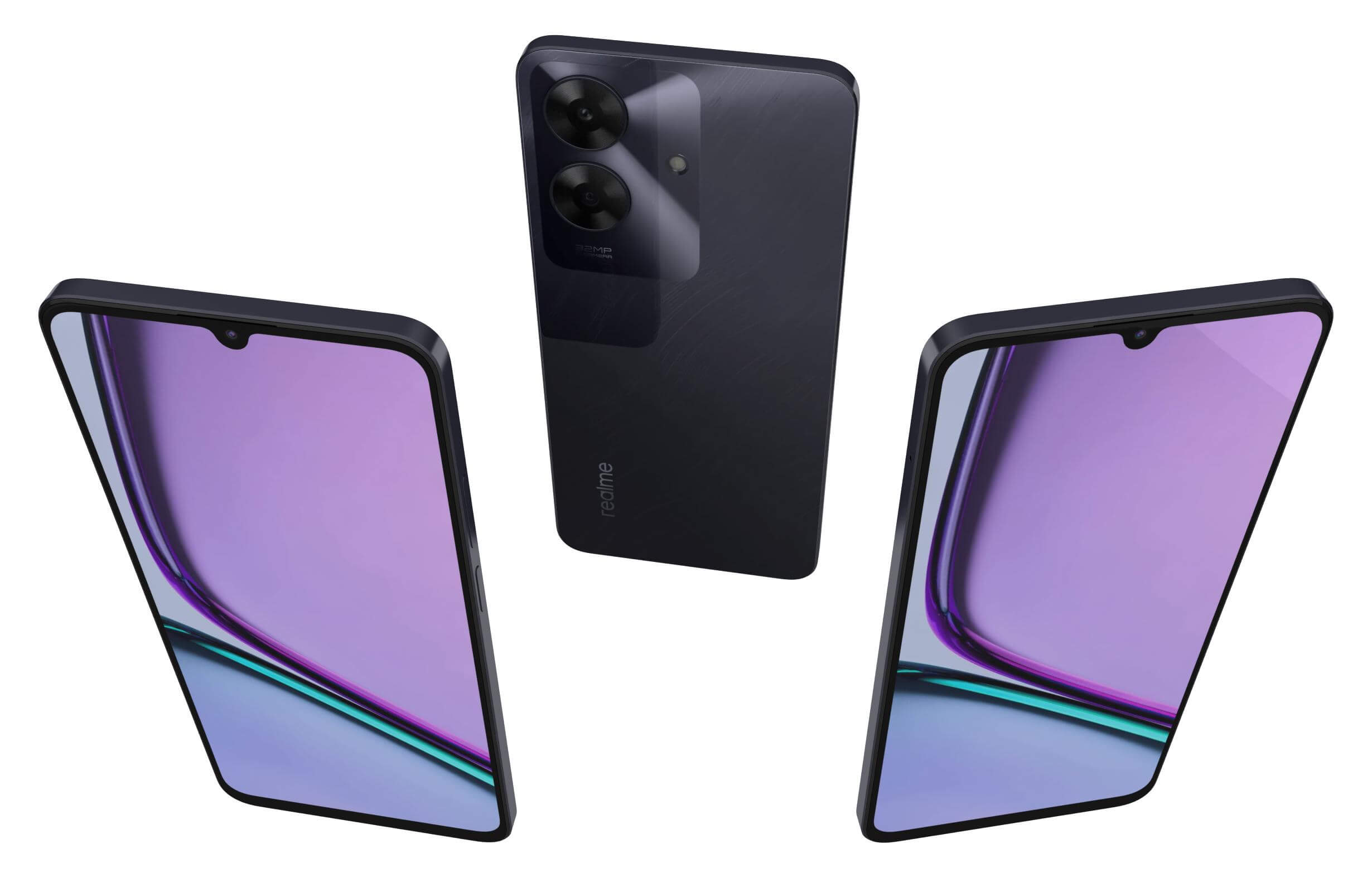 realme Note 60 Marble Black 3GB+64GB 2台