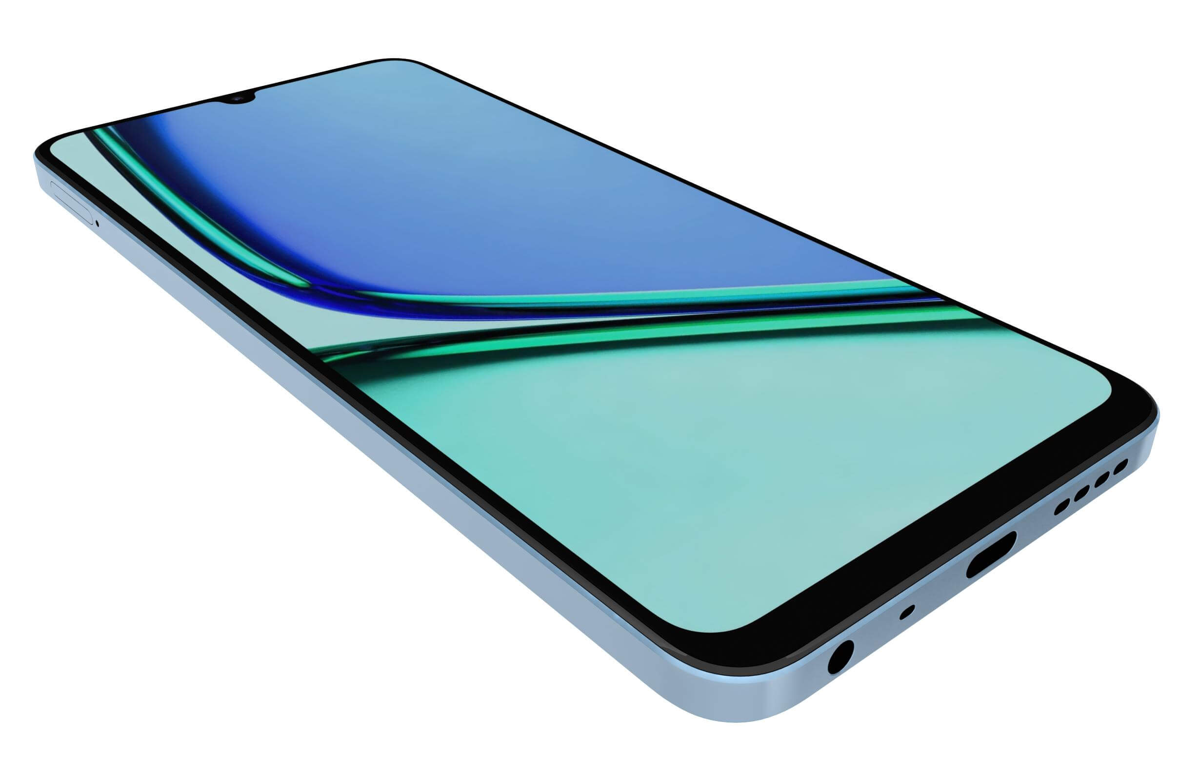 Realme Note 60 Voyage Blue - 3D Model by Rever_Art
