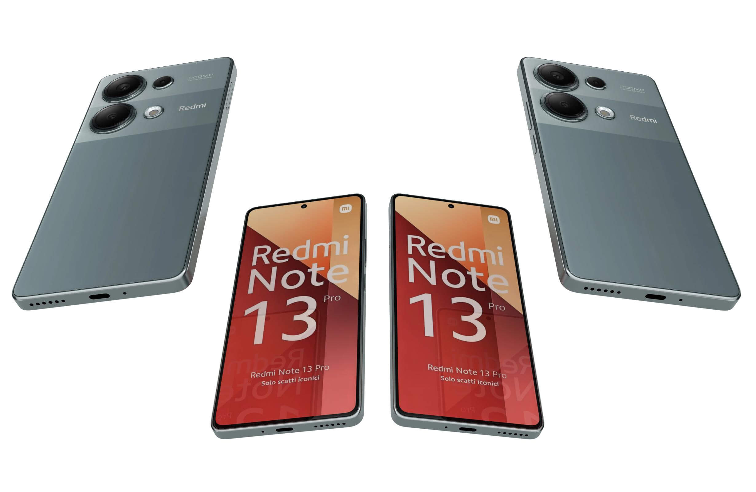 Mi Note All Model Redmi Note 13 Pro All Colors - 3D Model by Rever_Art