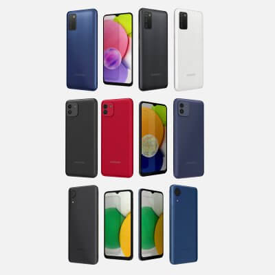 Samsung Galaxy A03 A03S And A03 Core Collections - 3D Model by Rever_Art