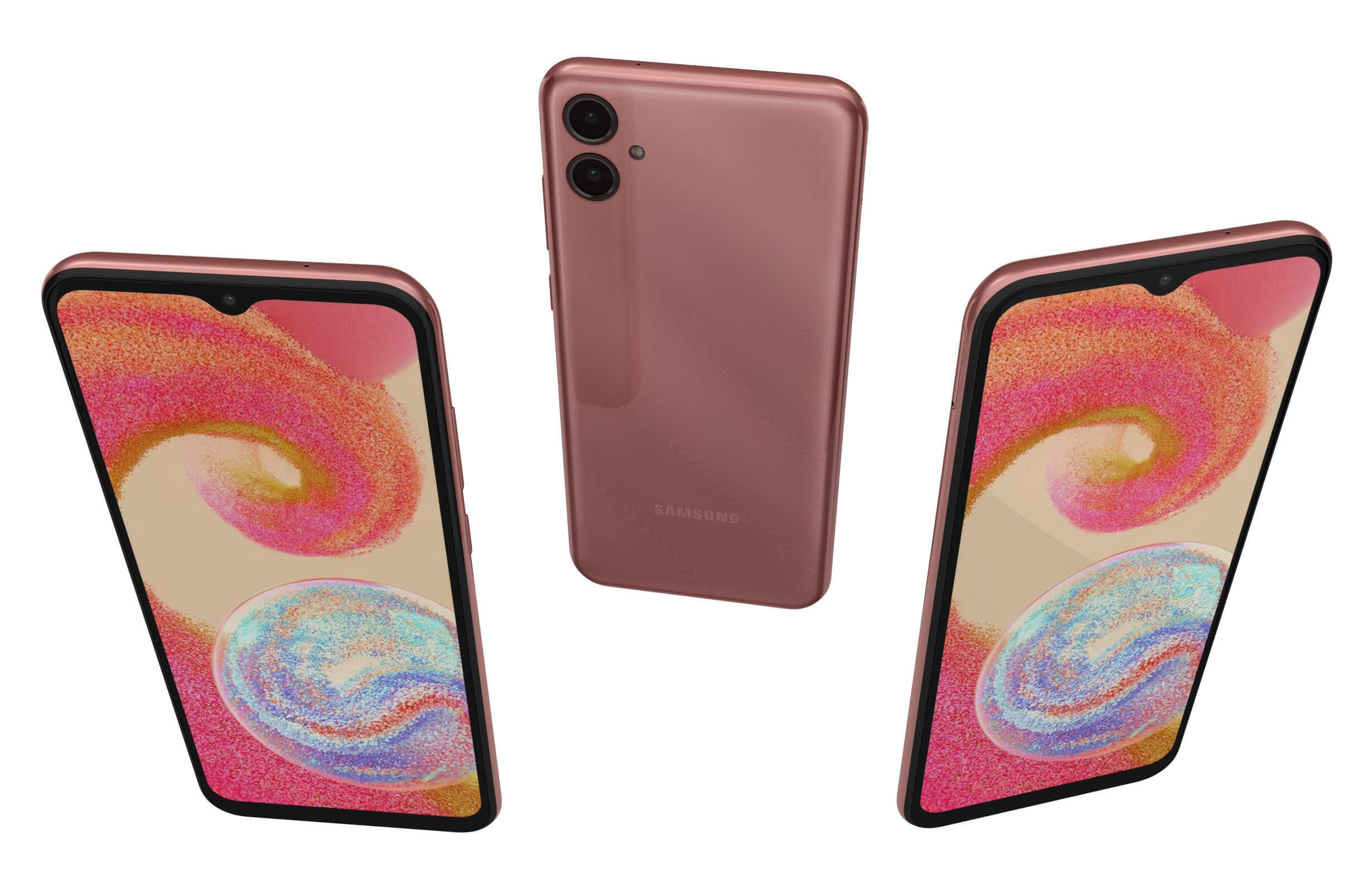 Samsung Galaxy A04e Copper 3D Model by Rever_Art