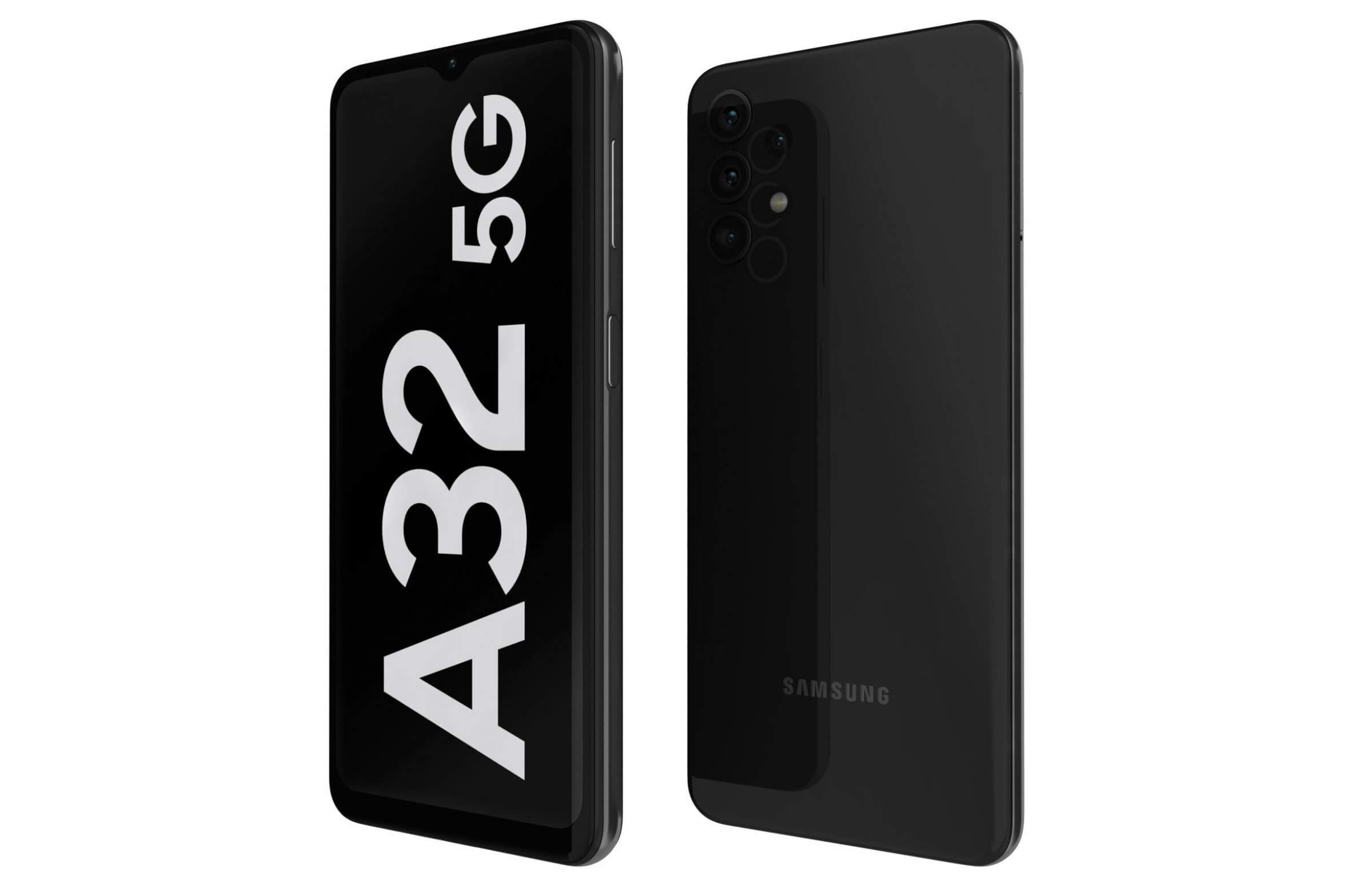 Samsung Galaxy A32 5G Awesome Black - 3D Model by Rever_Art